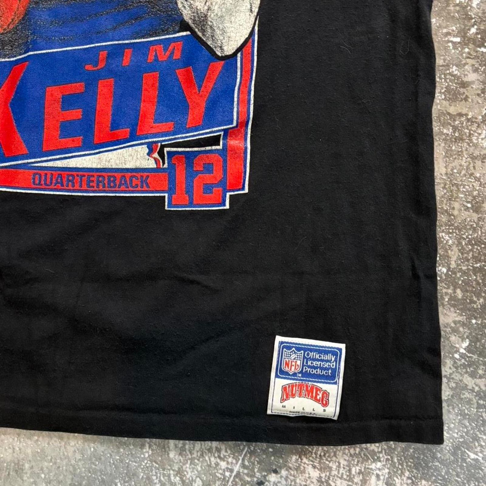 NFL × Nutmeg × Vintage Vintage 90s Jim Kelly Buffalo Bills Shirt Nutmeg Size Large Size US L / EU 52-54 / 3 - 5 Thumbnail