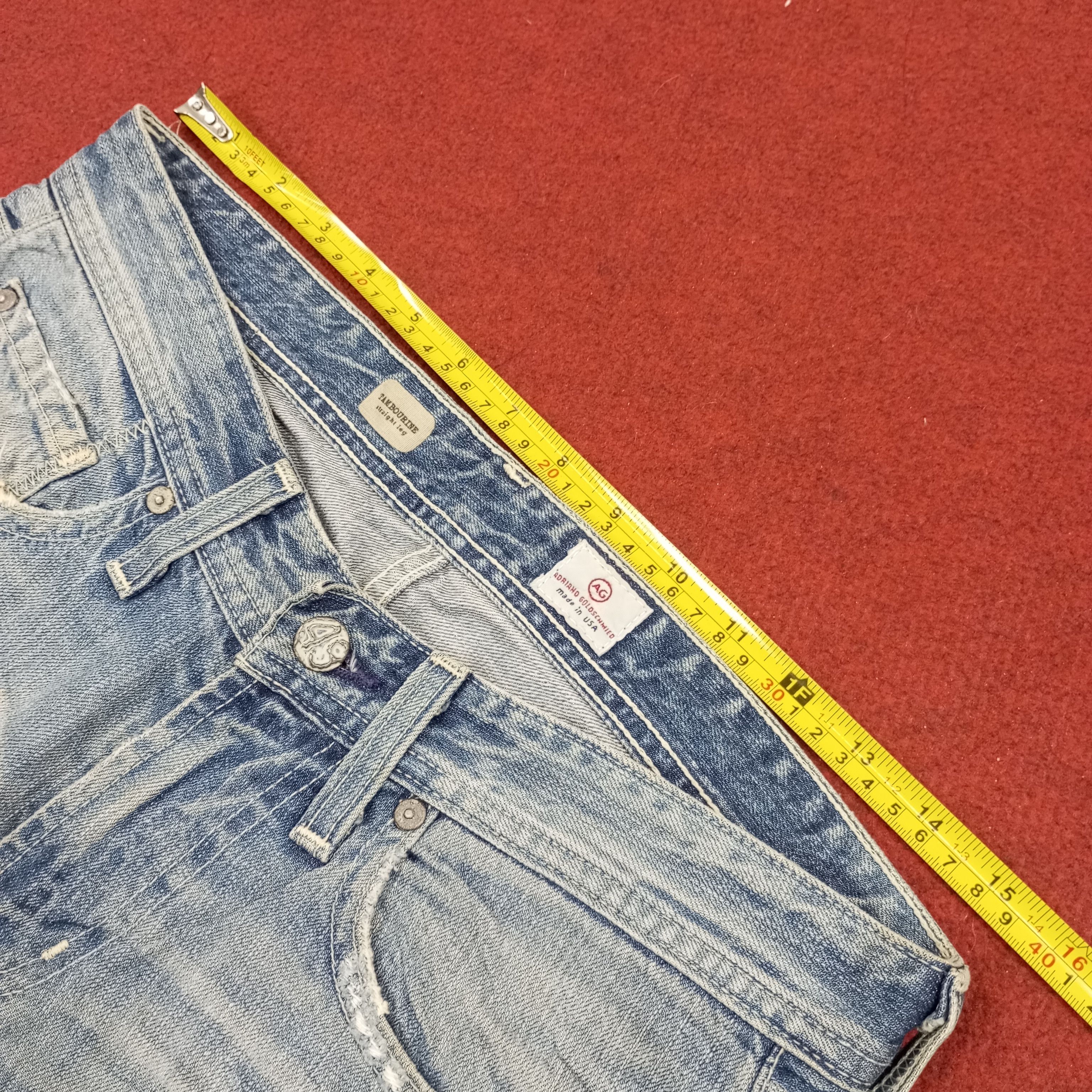 AG Adriano Goldschmied × Vintage Adriano Goldschmied Fashion Streetwear Style Jeans Size US 30 / EU 46 - 7 Thumbnail