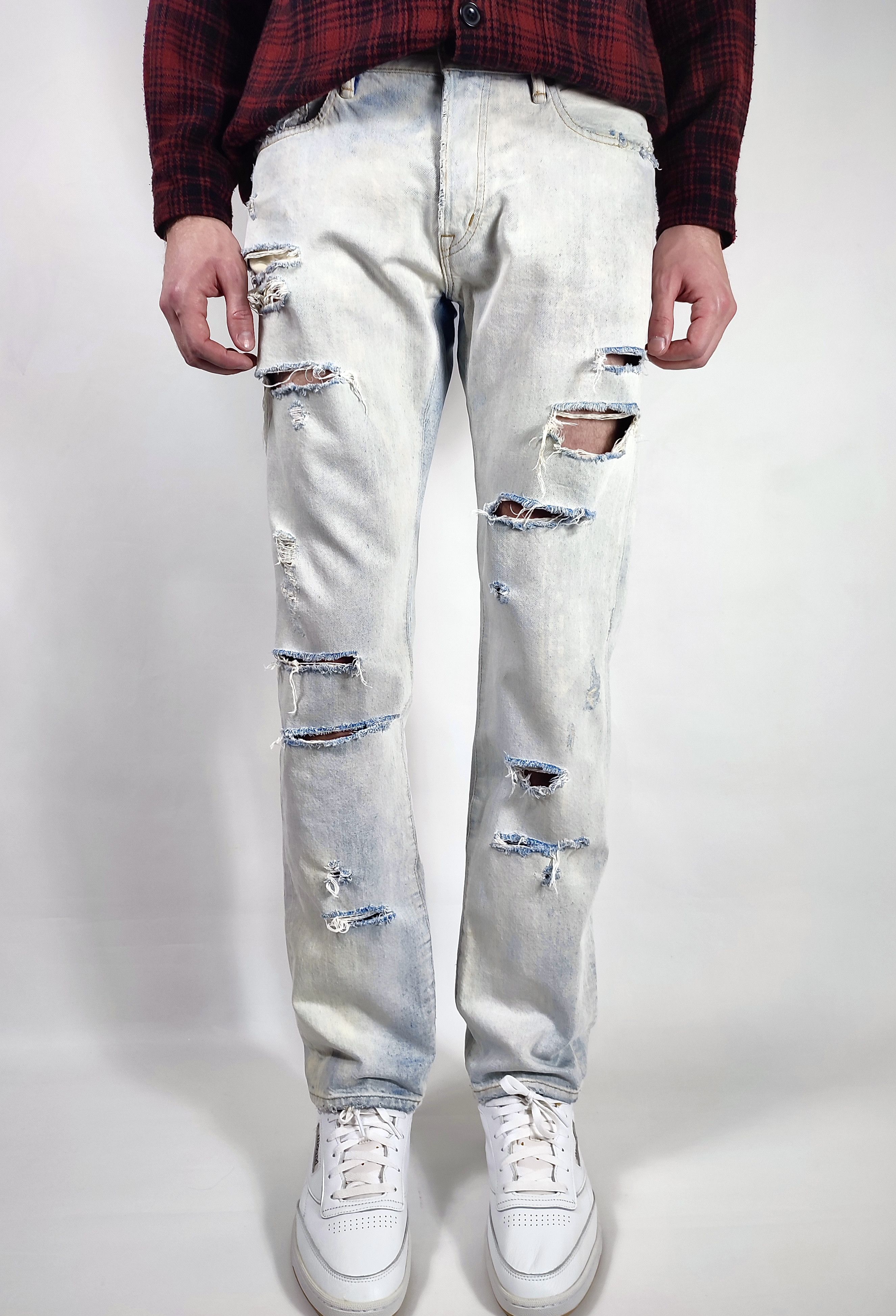 image of Denim And Supply Ralph Lauren x Polo Ralph Lauren S/s 2012 Ralph Laurent Distressed Faded Ripped De