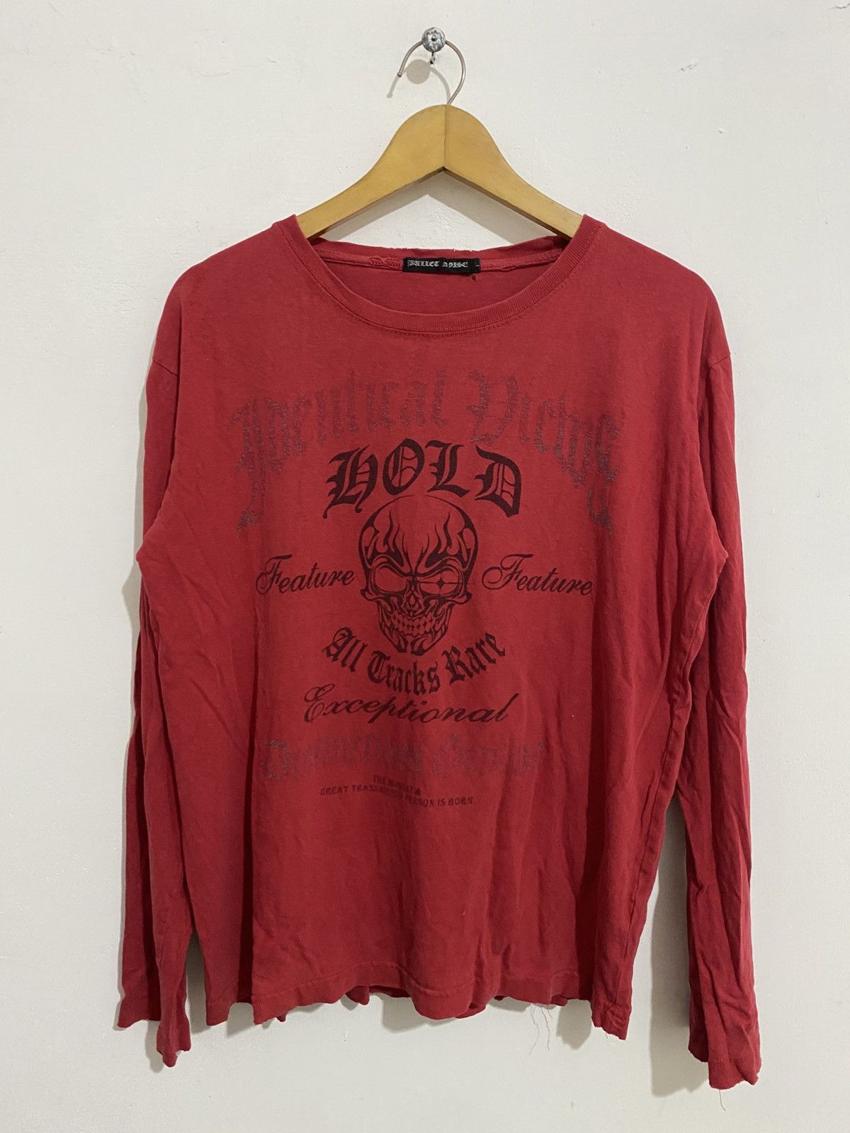 If Six Was Nine 💸BINDINGOFFER💸Japanese Bulletnoise Skull Poem Fuga Styled Size US L / EU 52-54 / 3 - 1 Thumbnail