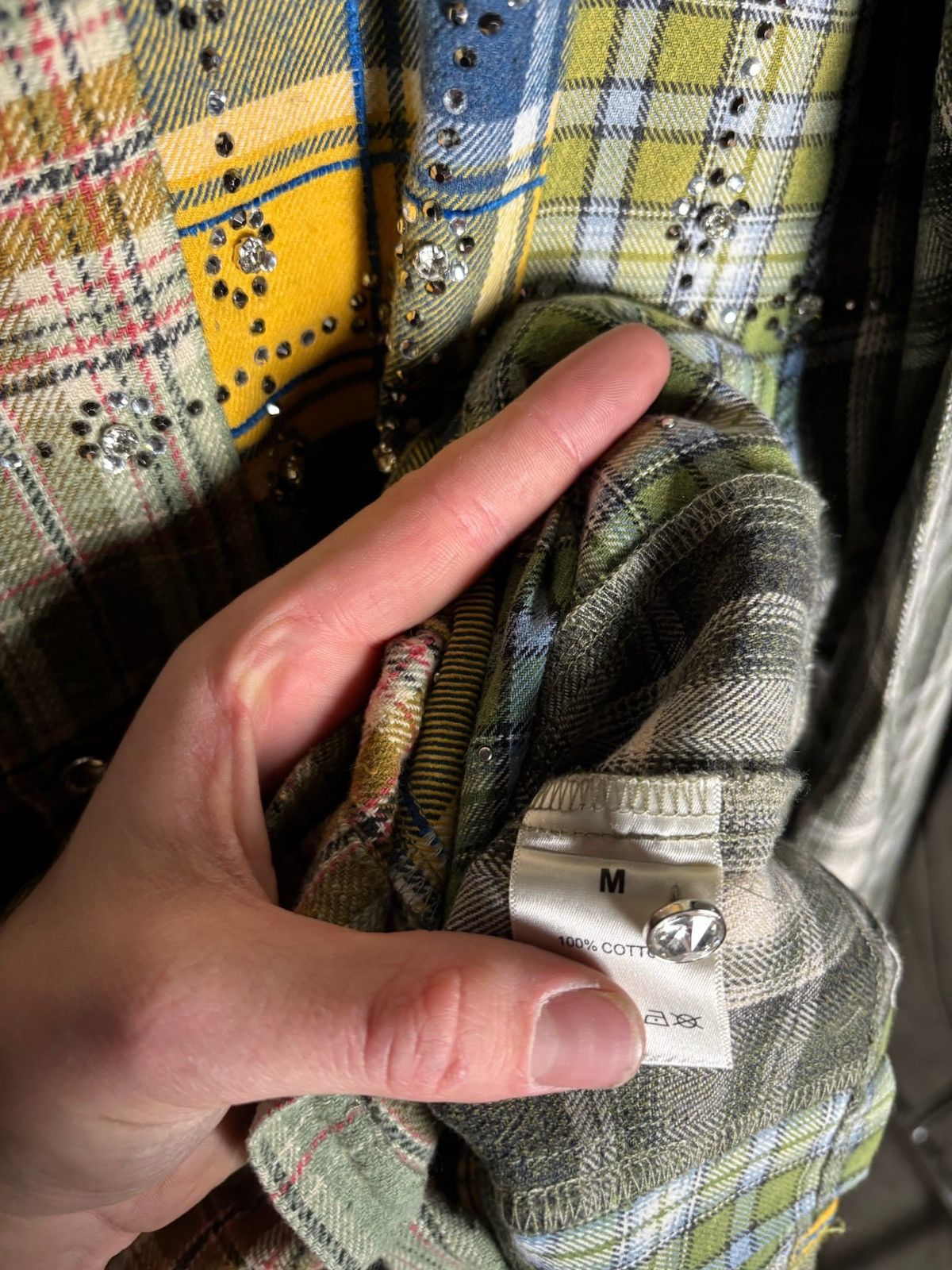 Vale Vale Forever Earth Day Flannel 'Green/Patchwork' Size US M / EU 48-50 / 2 - 5 Thumbnail