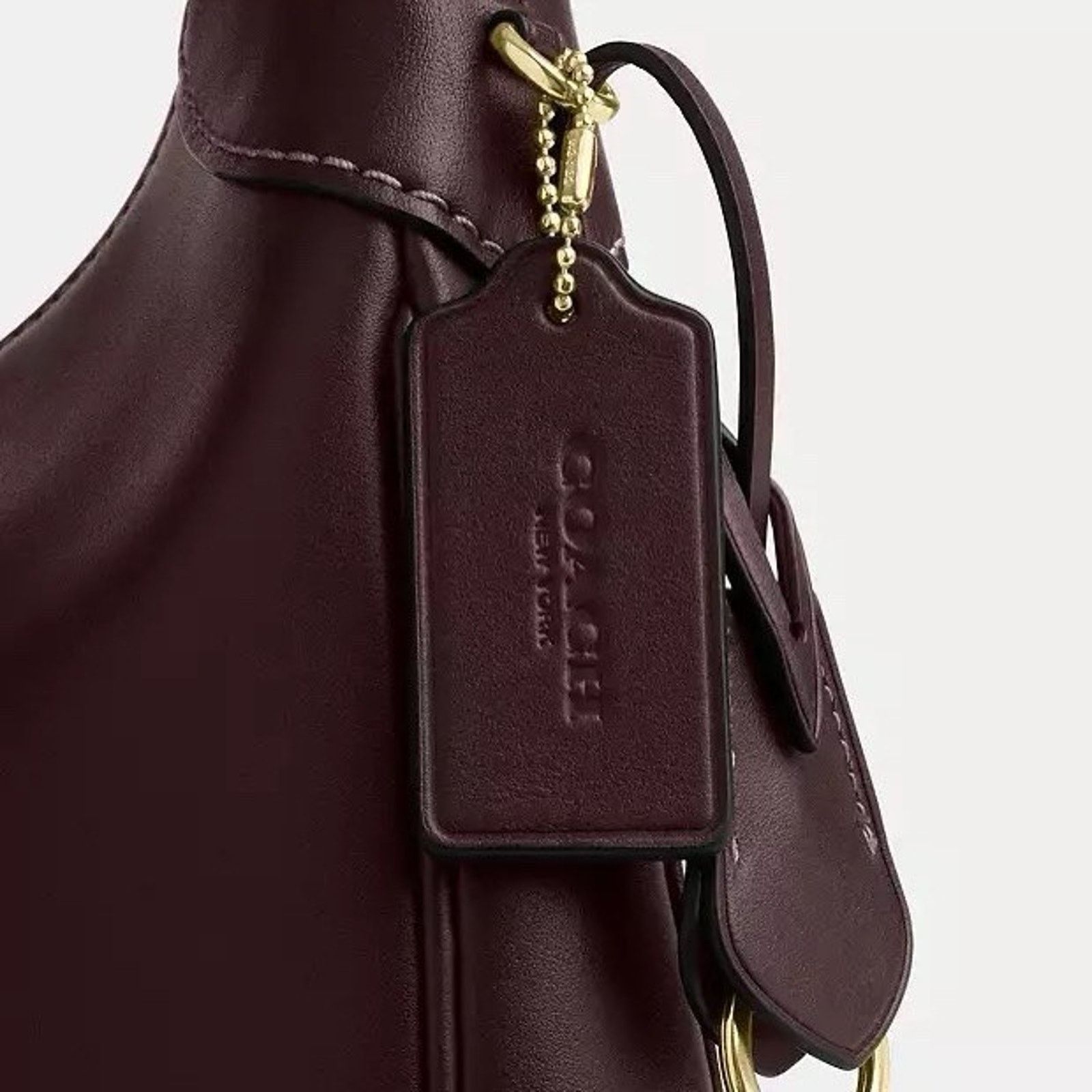 Coach NWT Coach Ella Shoulder Bag Leather CCE48 Espresso Size ONE SIZE - 9 Thumbnail