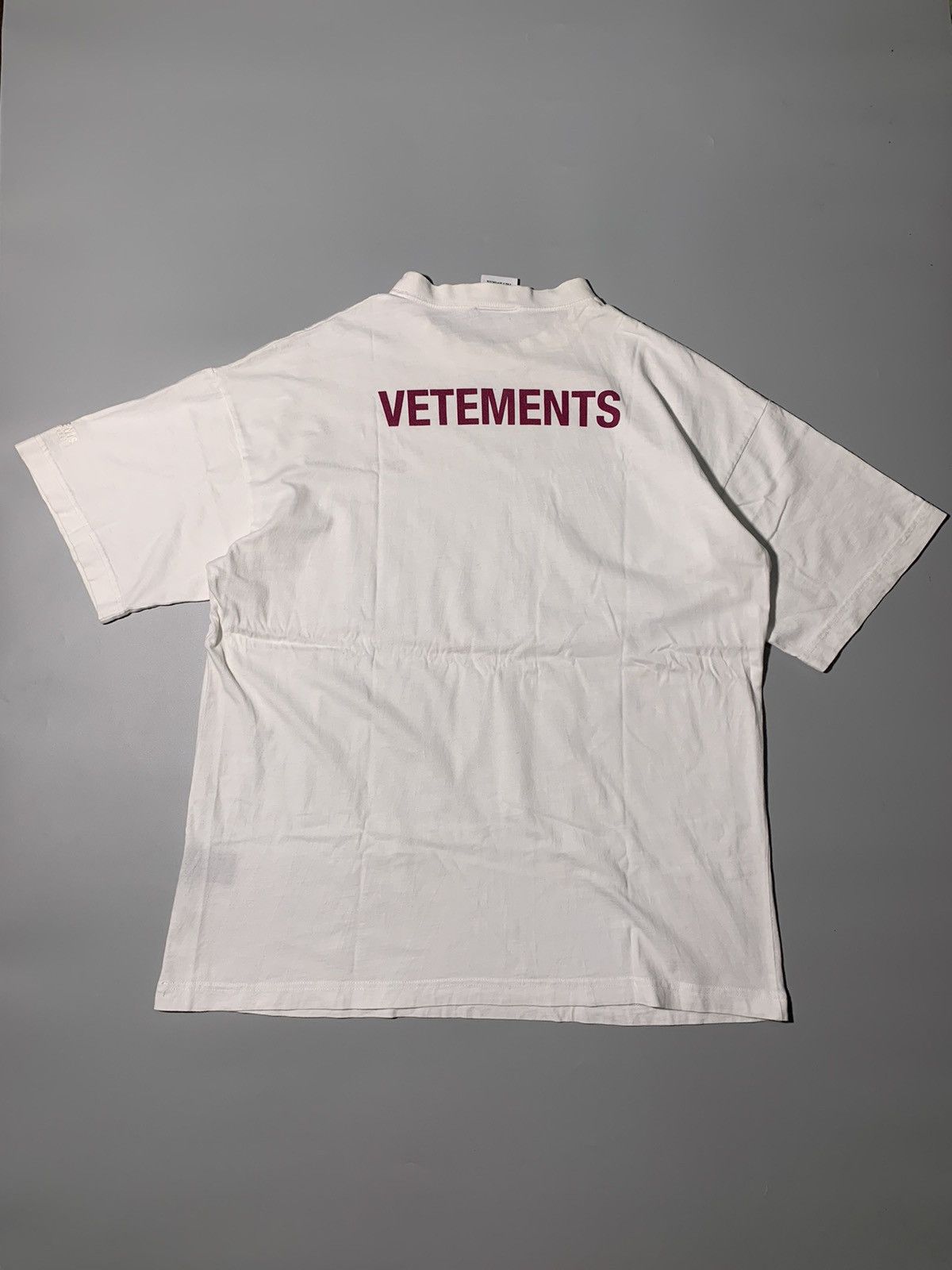 Vetements VETEMENTS STAFF TEE WHITE Size US S / EU 44-46 / 1 - 2 Thumbnail