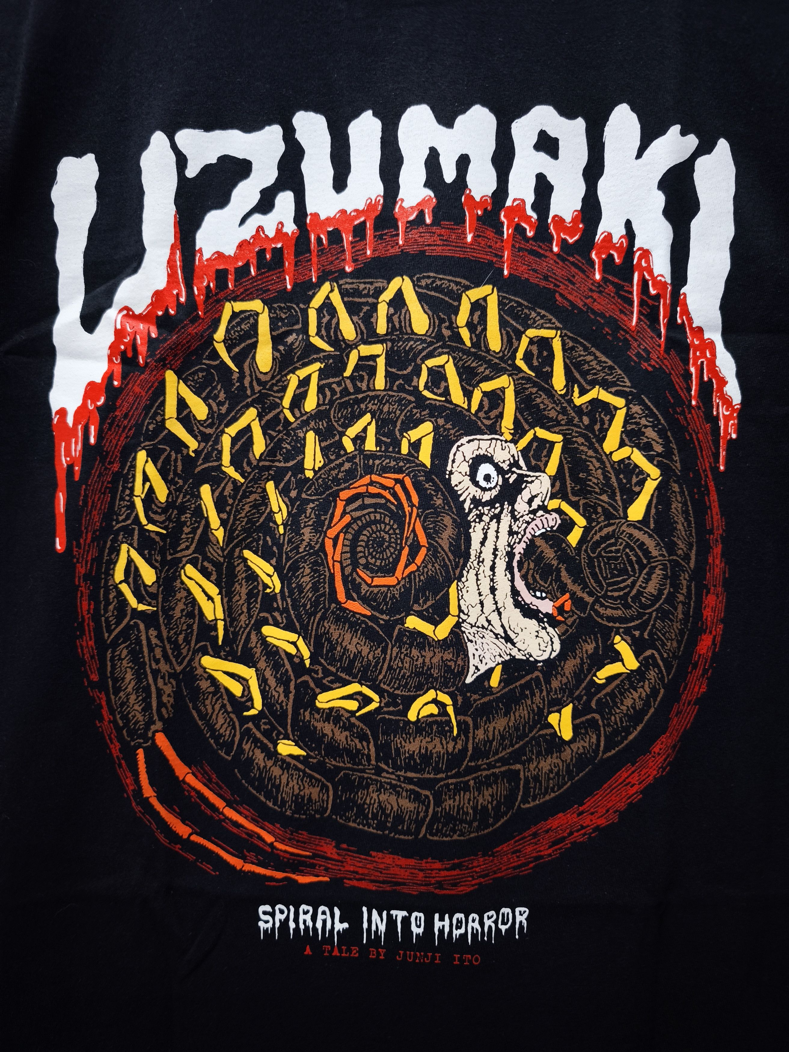 Anime Uzumaki Spiral Into Horror Junji Ito T-shirt Size US XL / EU 56 / 4 - 2 Thumbnail