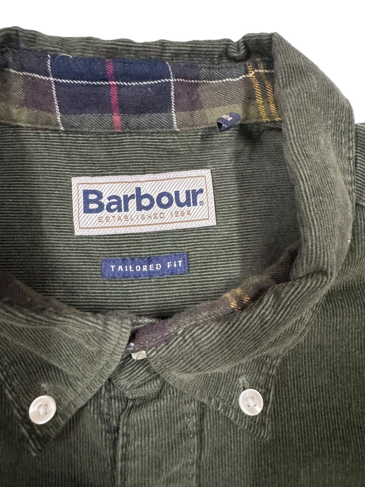 Barbour Barbour Cord 2 Tailored Corduroy Button Ups Shirt Size US L / EU 52-54 / 3 - 11 Thumbnail