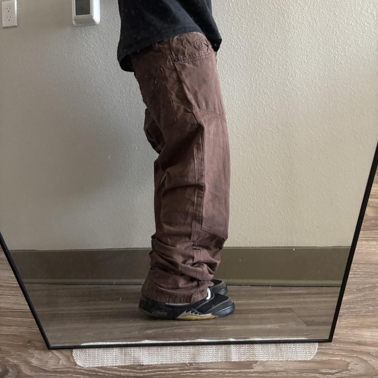 Japanese Brand Crazy Vintage Y2K/2000s Baggy Brown Skater Casual Pants! 36x31 Size US 36 / EU 52 - 2 Thumbnail