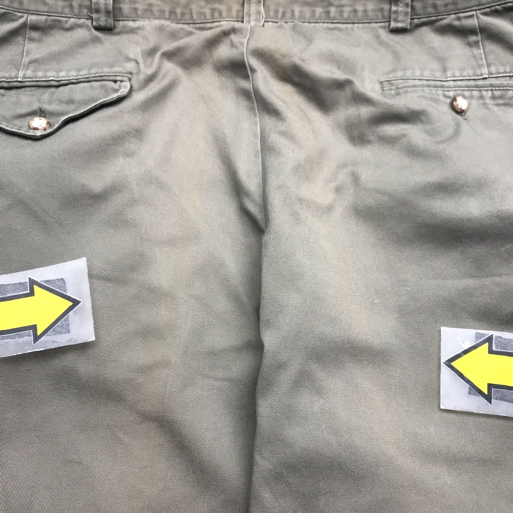 Brooks Brothers VINTAGE Brooks Brothers Pants Men 38x26 Twill Chino Green Regular High Rise 90s Preppy Casual Size US 38 / EU 54 - 4 Thumbnail