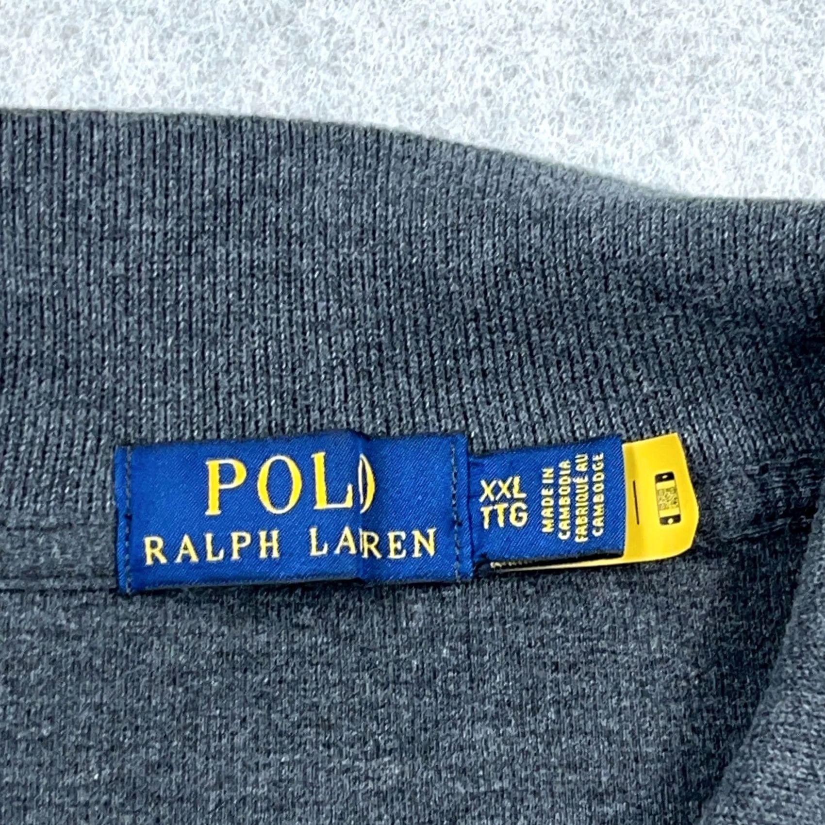 Polo Ralph Lauren Polo Ralph Lauren Sweater Men 2XL Gray Pullover Quarter Zip Maroon Pony A21 Size US XXL / EU 58 / 5 - 6 Thumbnail