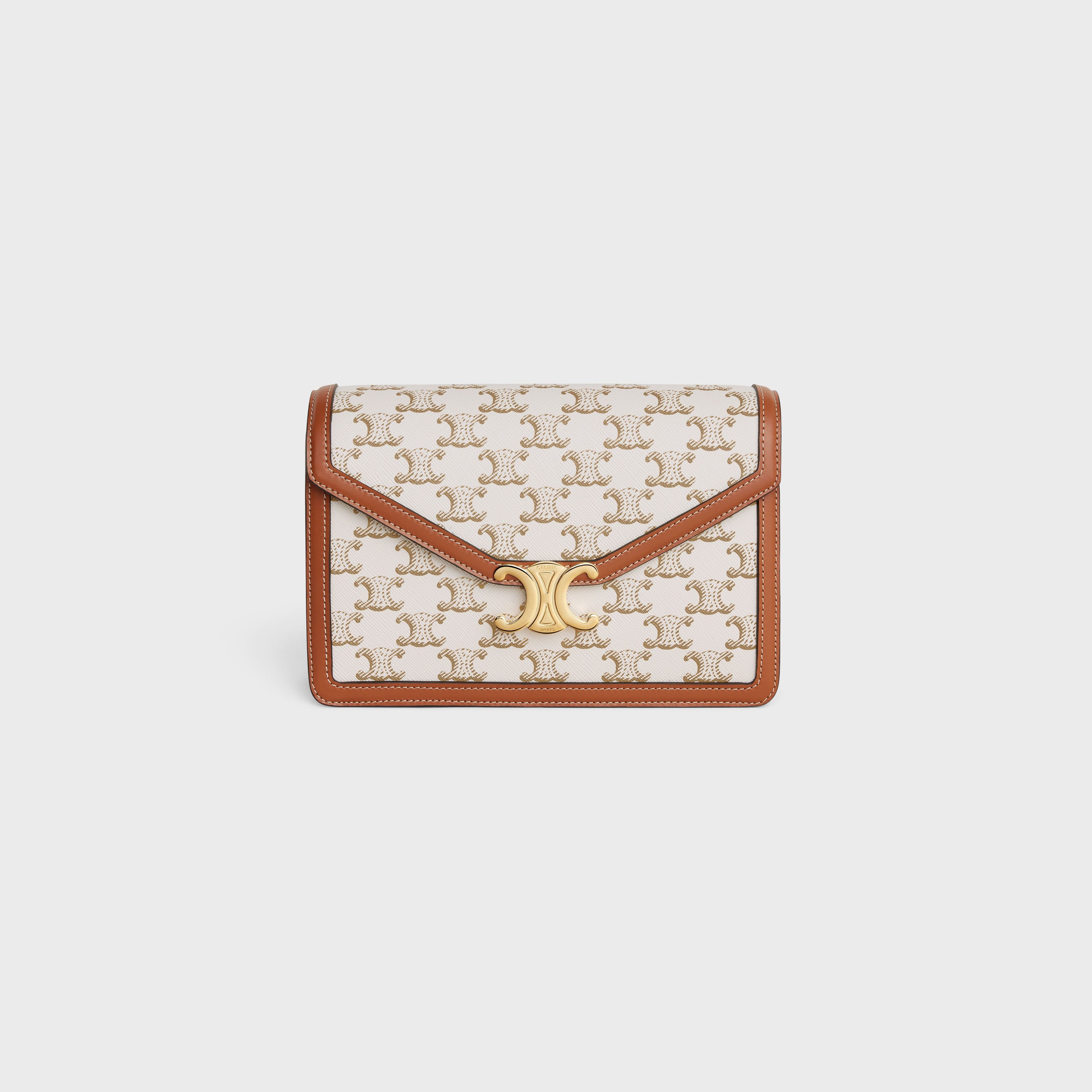 Celine o1bcso1str0125 Size: OS / Triomphe Canvas Enveloppe Bag Size ONE SIZE - 1 Thumbnail