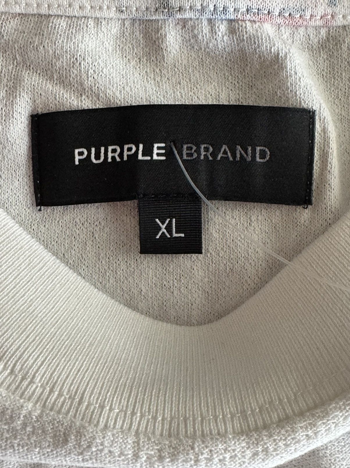 Purple Brand Painted Logo Textured Tshirt XL Size US XL / EU 56 / 4 - 8 Thumbnail