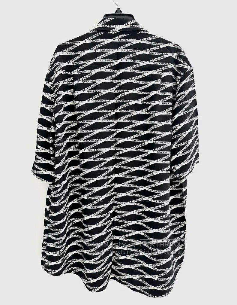 Balenciaga Balenciaga Asymmetrical Hem Shirt Size XXS / US 00 / IT 34 - 2 Thumbnail