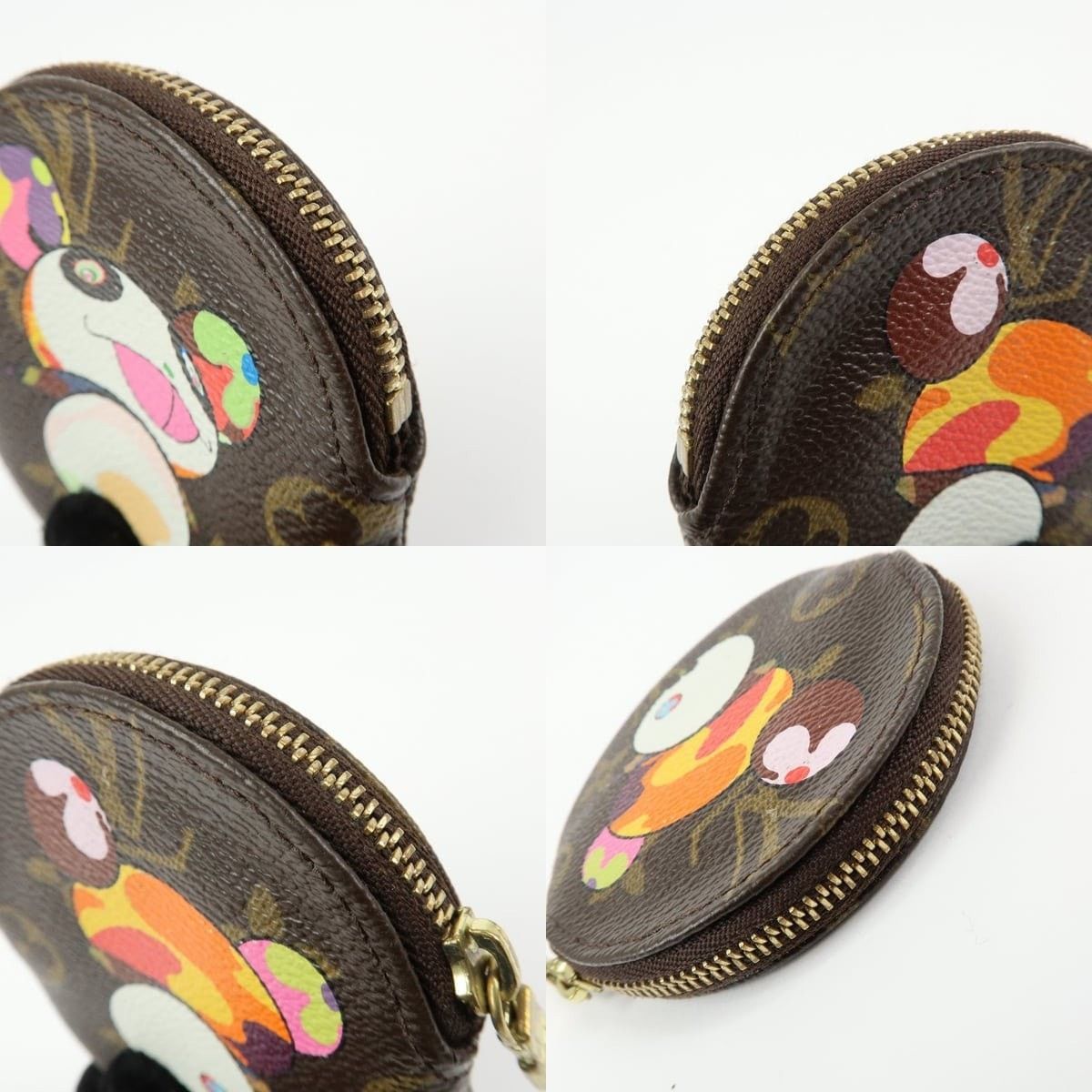 Louis Vuitton Louis Vuitton Monogram Porte-Monnaie Rond Panda Coin Case Size ONE SIZE - 5 Thumbnail