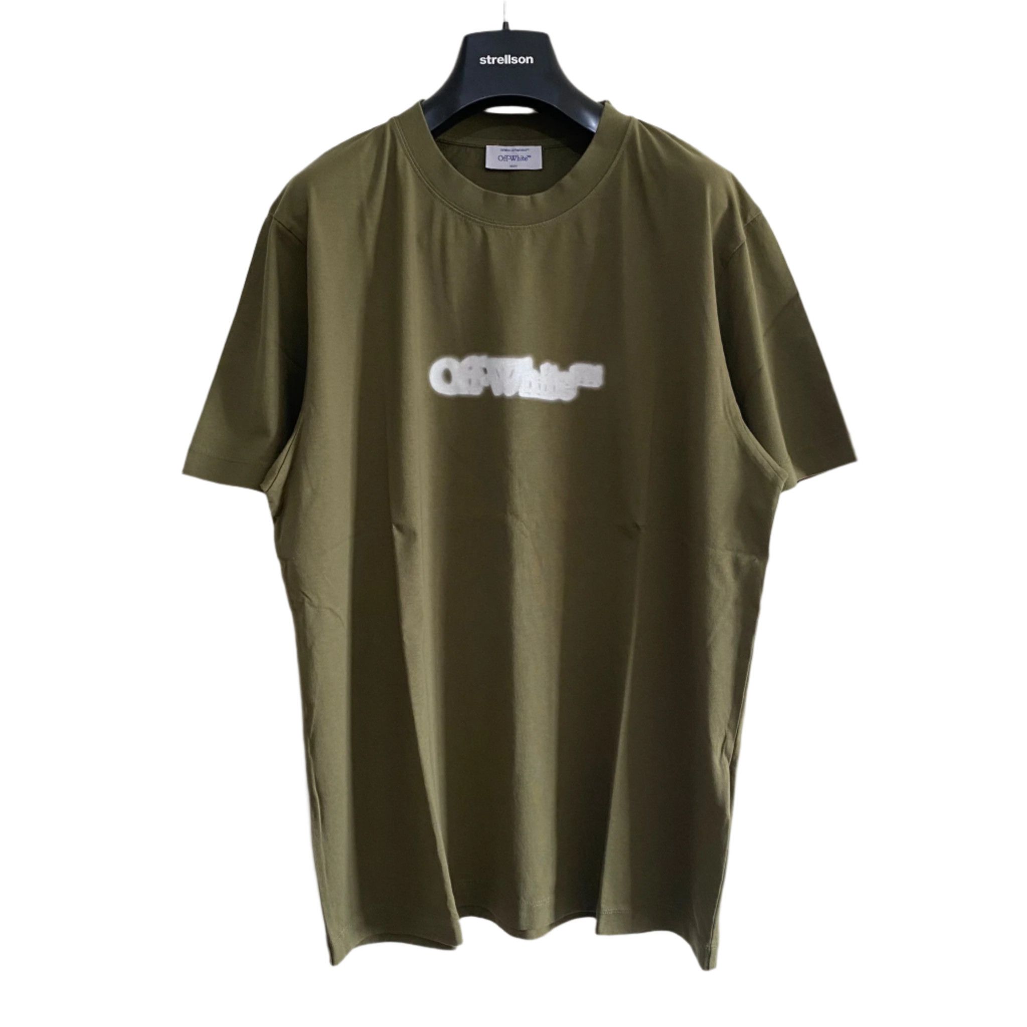 Givenchy Khaki Spray Arrows Logo T-Shirt Size US XL / EU 56 / 4 - 1 Thumbnail