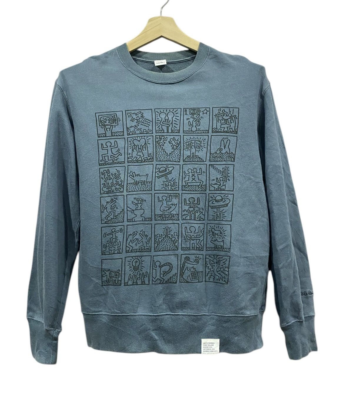 Keith Haring × Uniqlo Rare KEITH HARING x UNIQLO Crewneck Sweatshirt Size US M / EU 48-50 / 2 - 1 Thumbnail