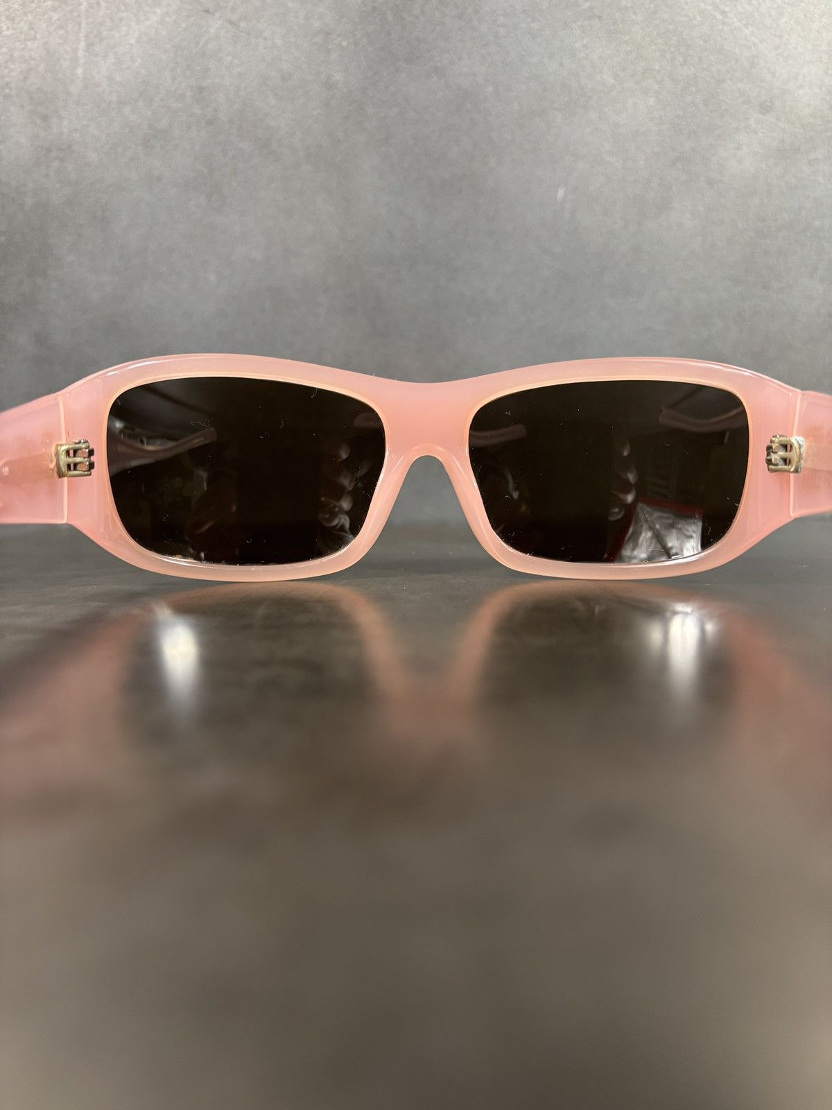 Iceberg 2000s ICEBERG Sunglasses Y2K Vintage Rhinestone Pink Jewel Size ONE SIZE - 15 Thumbnail