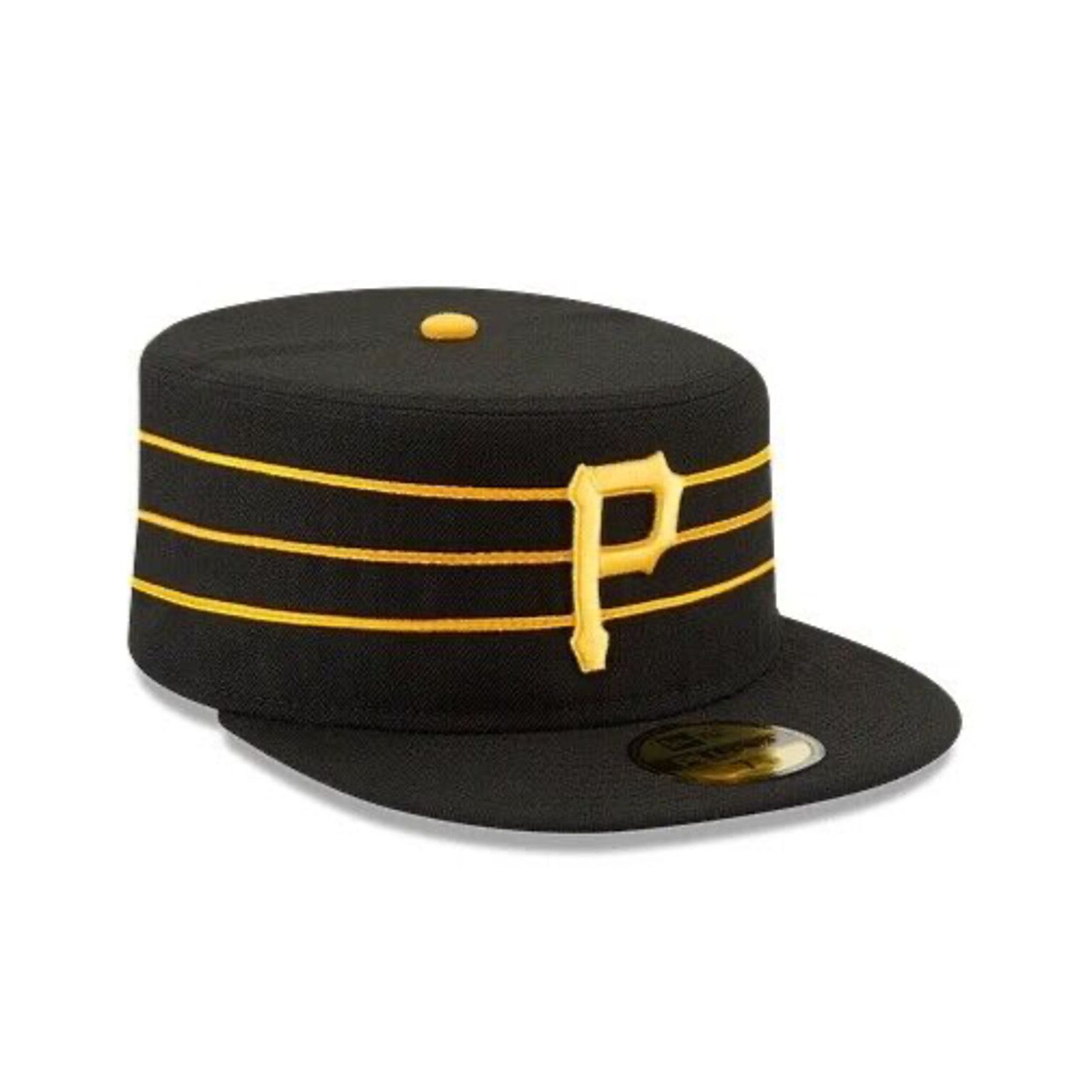 New Era Pittsburgh Pirates New Era Pillbox Stripe Hat MLB Sz 6 3/8 Size ONE SIZE - 4 Thumbnail