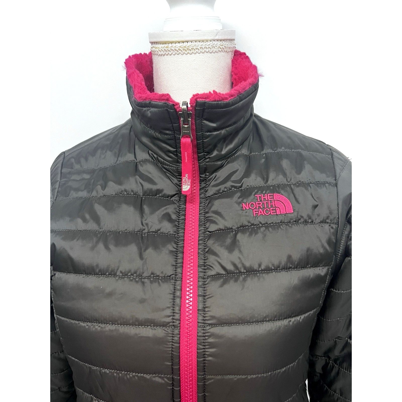 The North Face North Face 2 in 1 Zip Up Puffer Faux Fur Reversible Jacket S Size S / US 4 / IT 40 - 4 Thumbnail