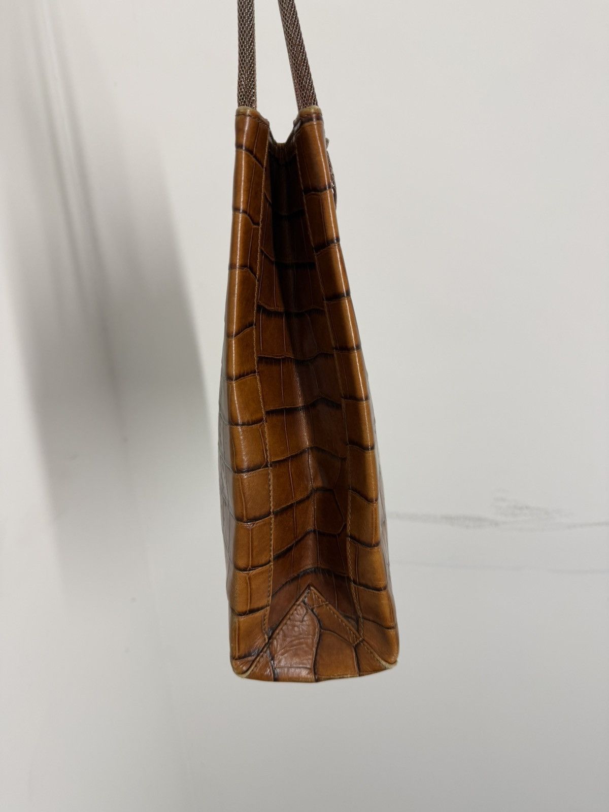 John Galliano Vintage John Galliano Crocodile Leather Snake Straps Handbag Size ONE SIZE - 4 Thumbnail