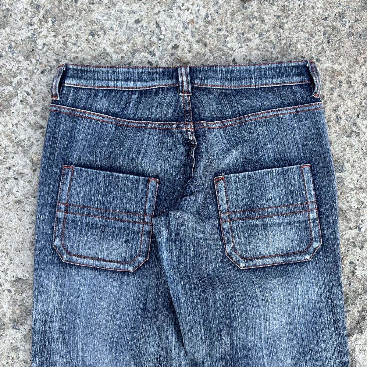 Hypebeast VTG Japanese Style Flare Jeans Size L Y2K 00s USA Size 27" / US 4 / IT 40 - 8 Thumbnail