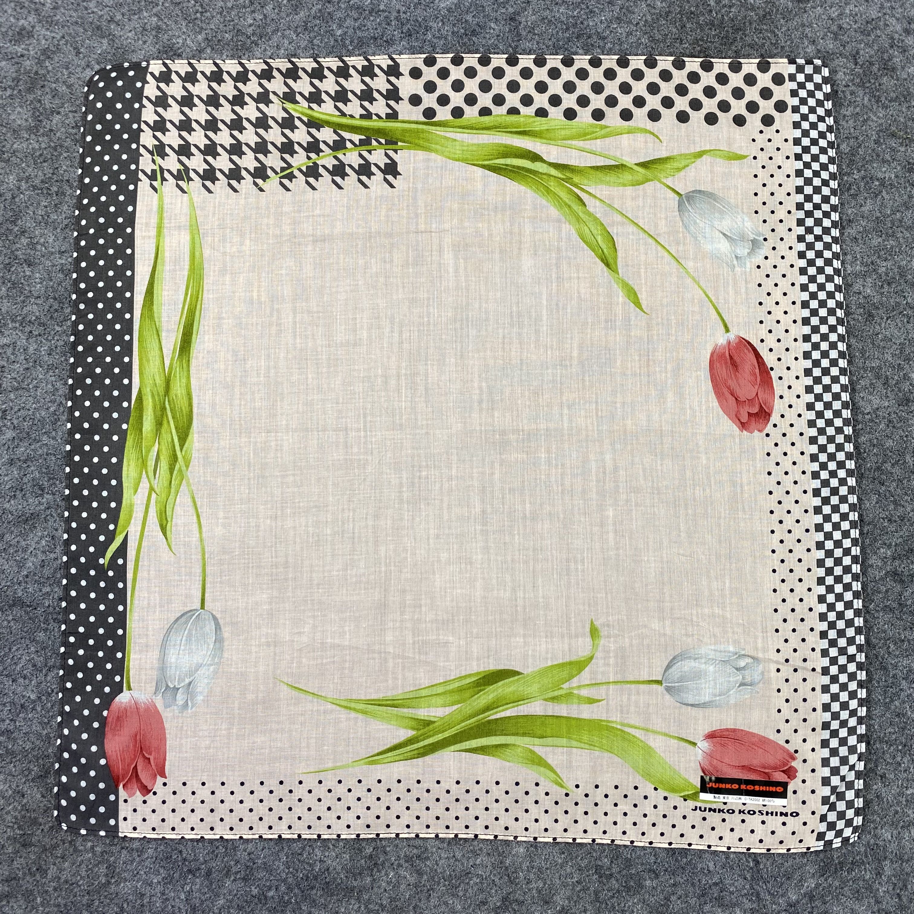 Japanese Brand Junko Koshino Handkerchief / Bandana / Neckerchief-B866 Size ONE SIZE - 3 Thumbnail