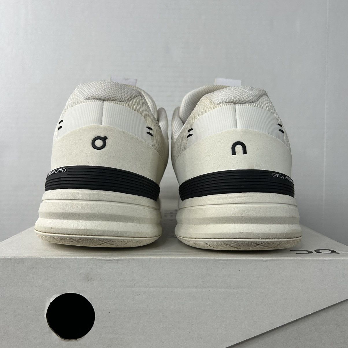 On On Running The Roger Pro White Ivory Black Sneakers Size 14 Size US 14 / EU 47 - 3 Thumbnail