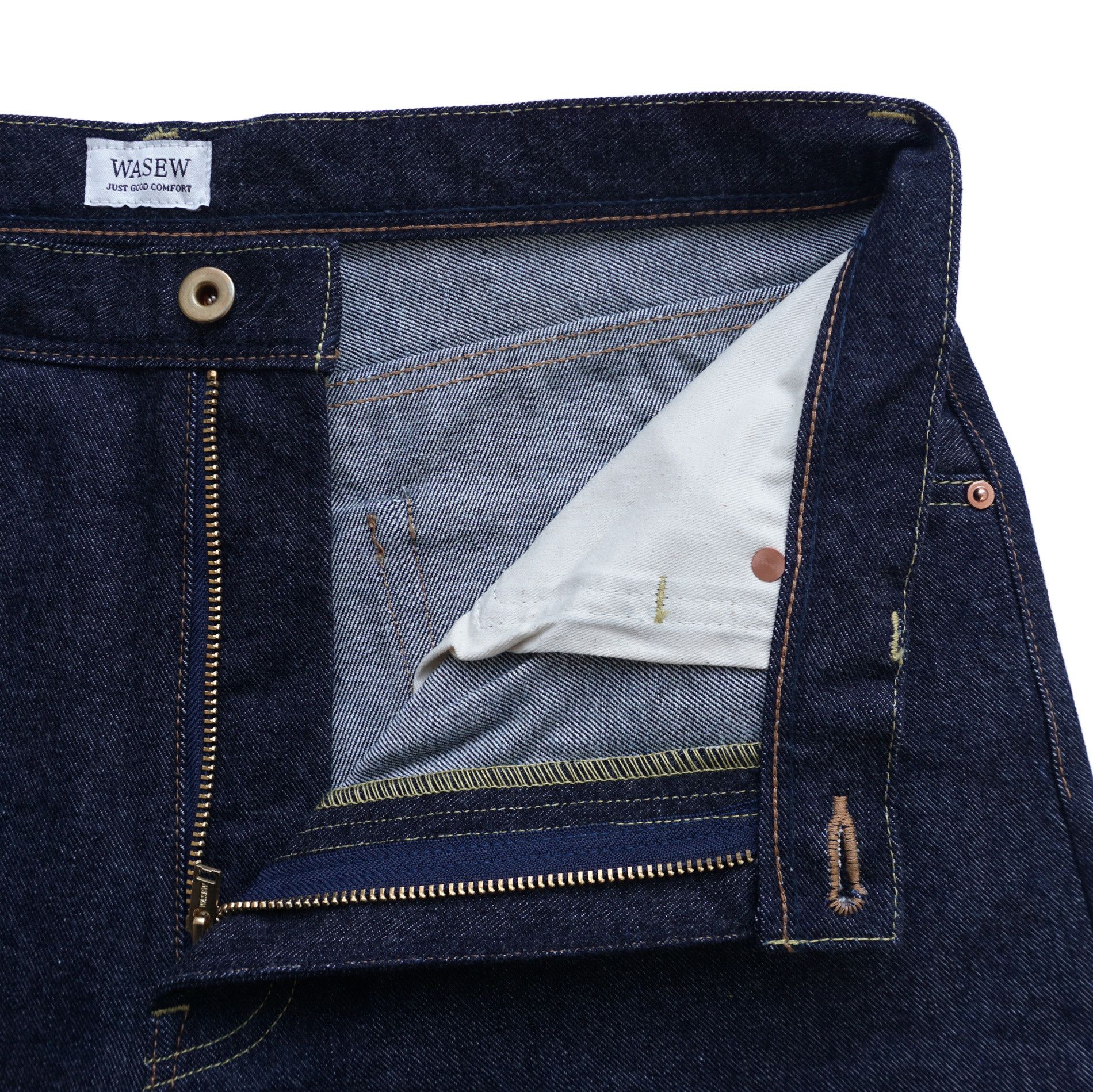 Japanese Brand WASEW 0110 W34 x L32 LHT Japanese Selvedge Jeans Size US 34 / EU 50 - 4 Thumbnail