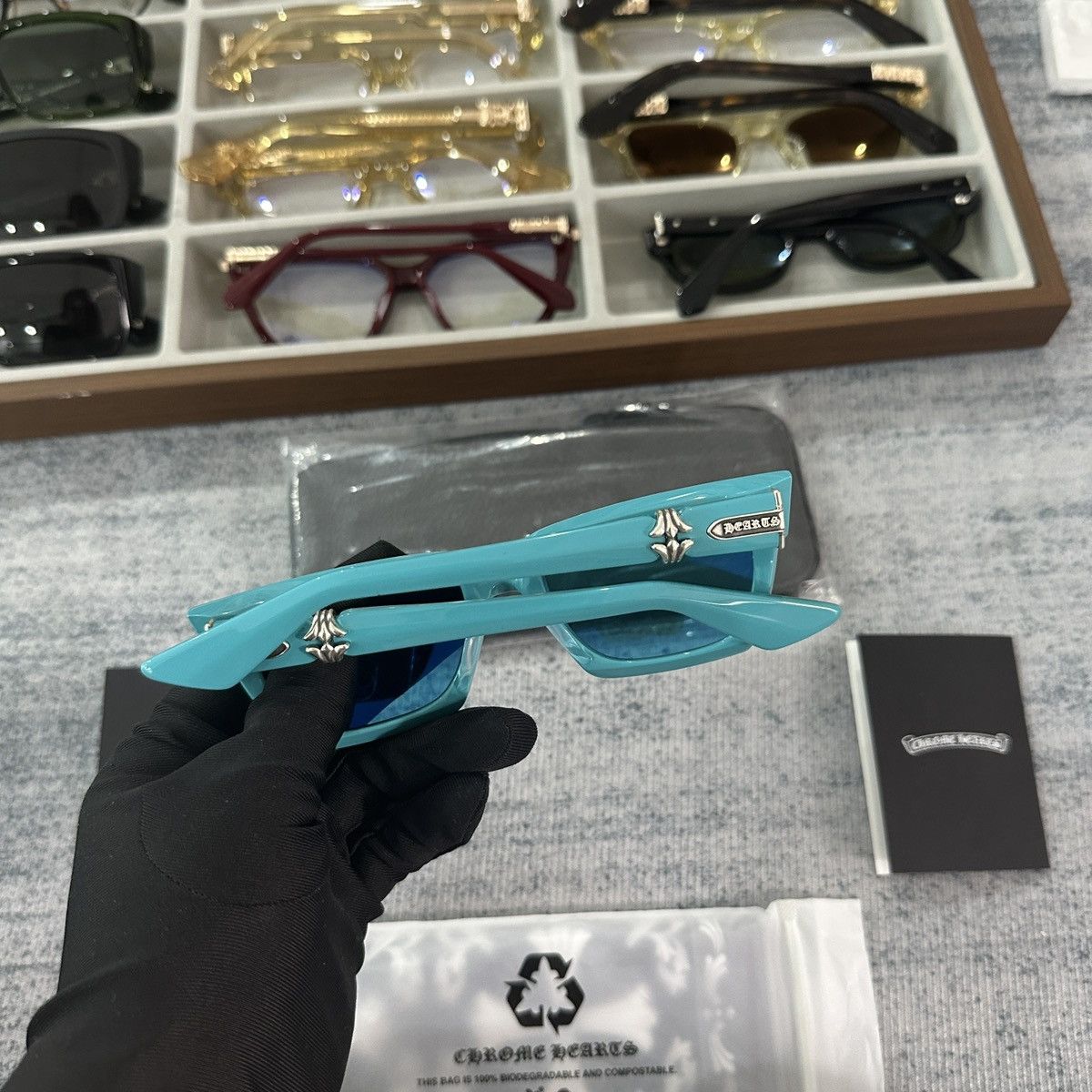 Chrome Hearts CHROME HEARTS CLITERALLY SUNGLASSES Size ONE SIZE - 4 Thumbnail