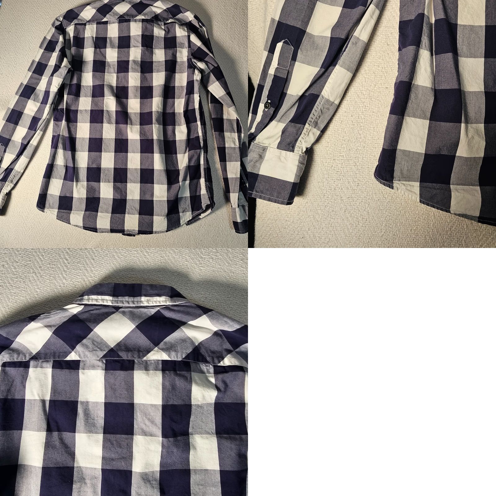American Eagle Outfitters American Eagle Outfitters Button Down Shirt Mens Small Blue Checks Cotton Casual Size US S / EU 44-46 / 1 - 8 Thumbnail