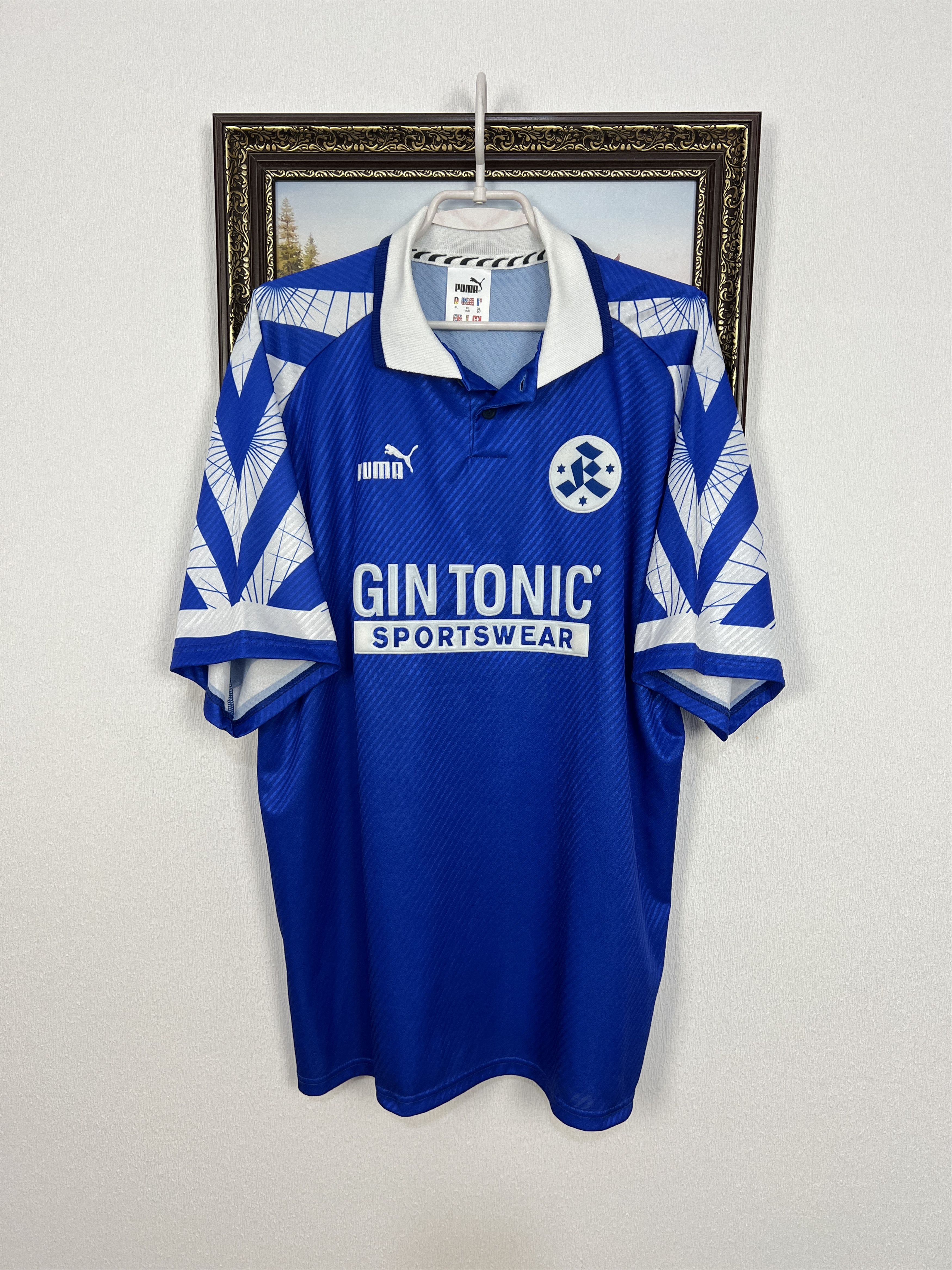 Puma SV Stuttgarter Kickers Home football shirt 1997 Soccer Puma Size US XL / EU 56 / 4 - 1 Thumbnail