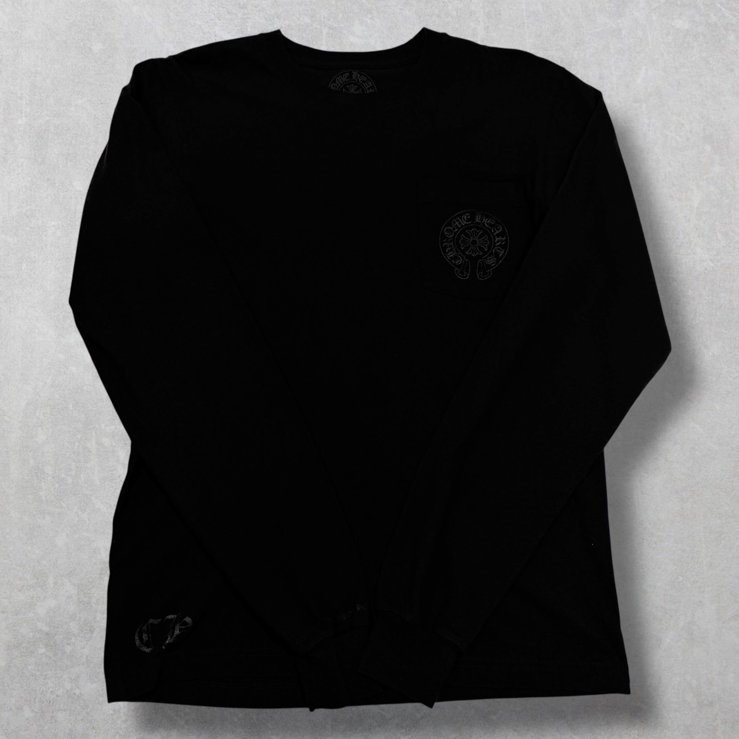 Chrome Hearts Chrome Hearts Black Staff Horseshoe Tee M Size US M / EU 48-50 / 2 - 2 Thumbnail