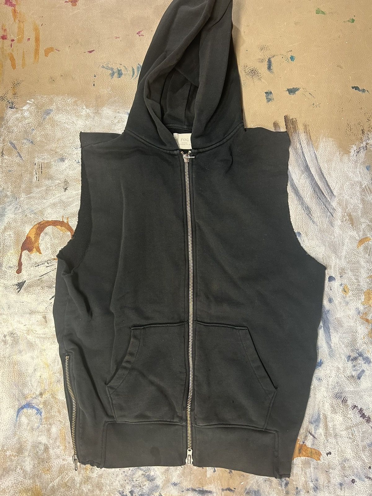 Fear Of God Sleeveless Hoodie | Grailed