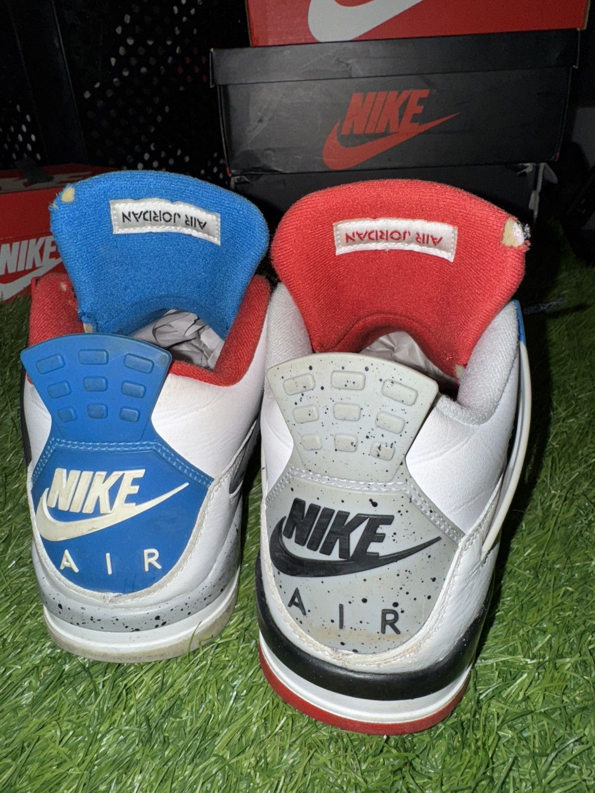 Nike Men's Air Jordan Retro 4 "What The” Sneakers Size US 9.5 / EU 42-43 - 4 Thumbnail