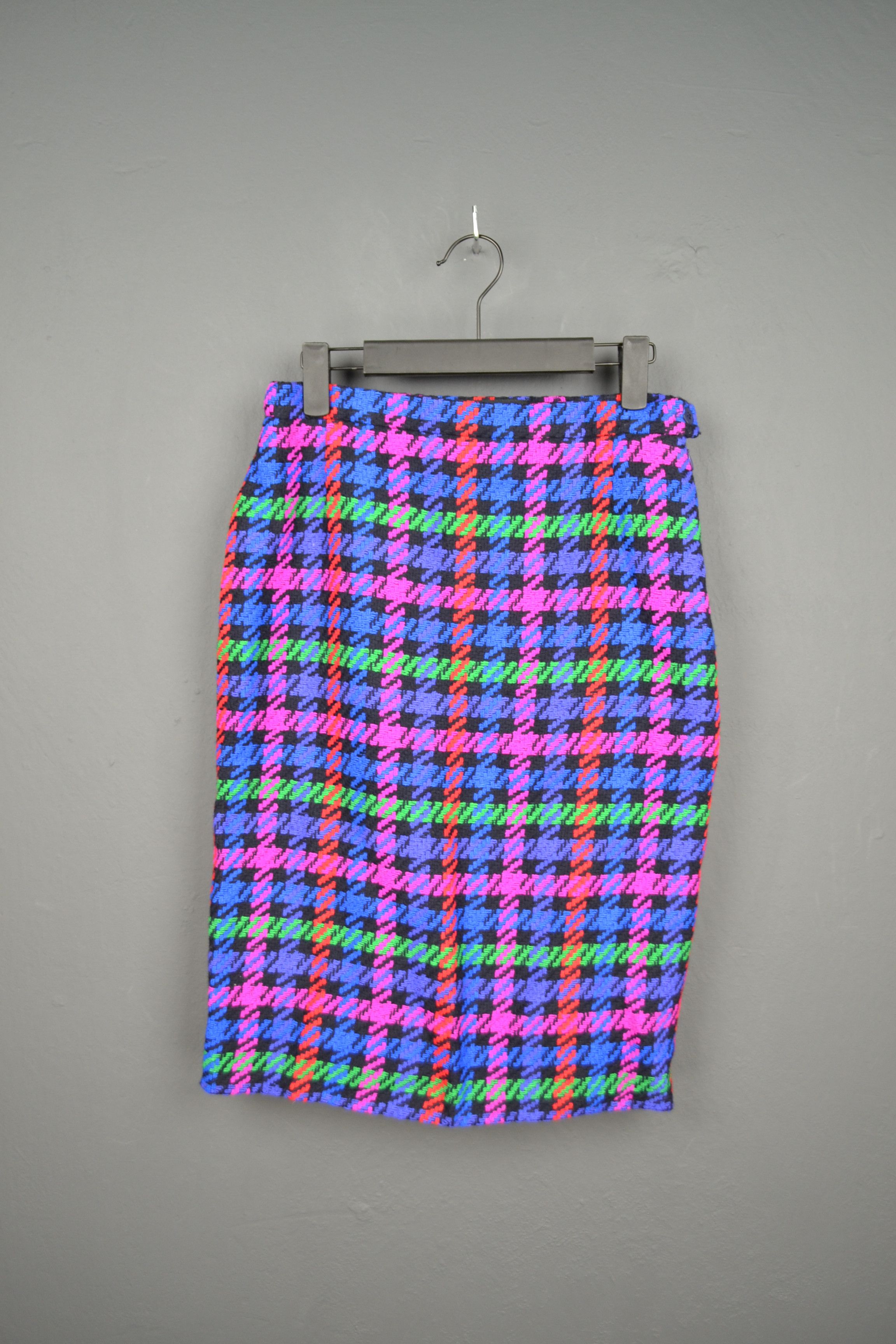 Escada Escada 80s Suit Blazer Skirt Jewel Plaid Tweed Jacket 34 Size XS / US 0-2 / IT 36-38 - 17 Thumbnail