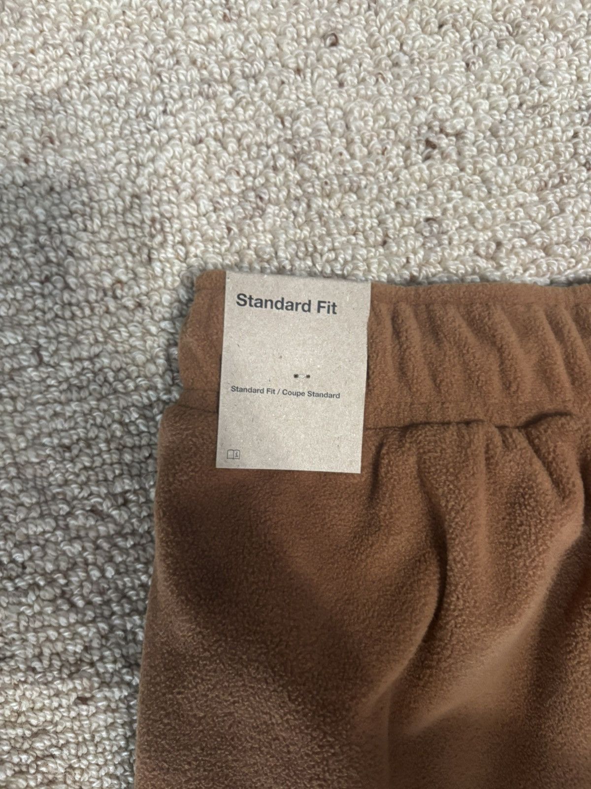 Nike Jordan Essentials Statement Fleece Sweatpants Archaeo Brown Size US 36 / EU 52 - 4 Thumbnail