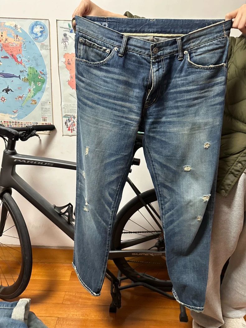 Visvim Visvim 04D2 Jeans with Distressed Detailing- DMC Size US 36 / EU 52 - 1 Thumbnail