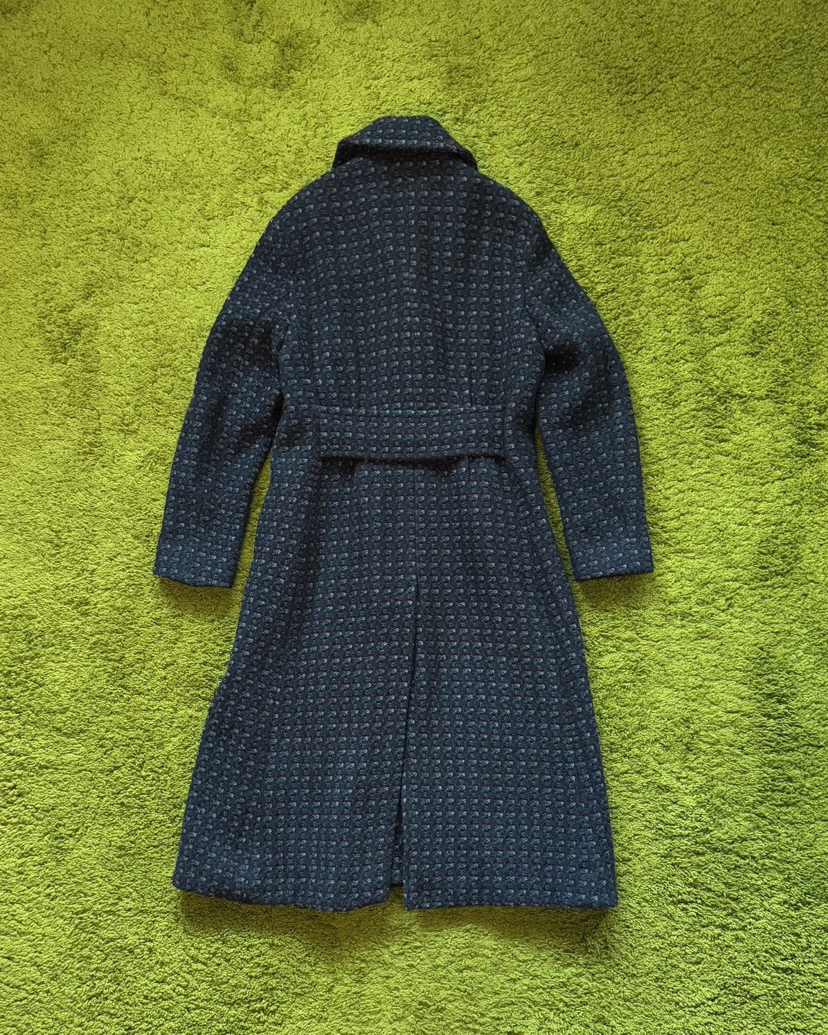 Designer × Max Mara × Weekend Max Mara Max Mara jacquard wool blend coat Size XL / US 12-14 / IT 48-50 - 4 Thumbnail
