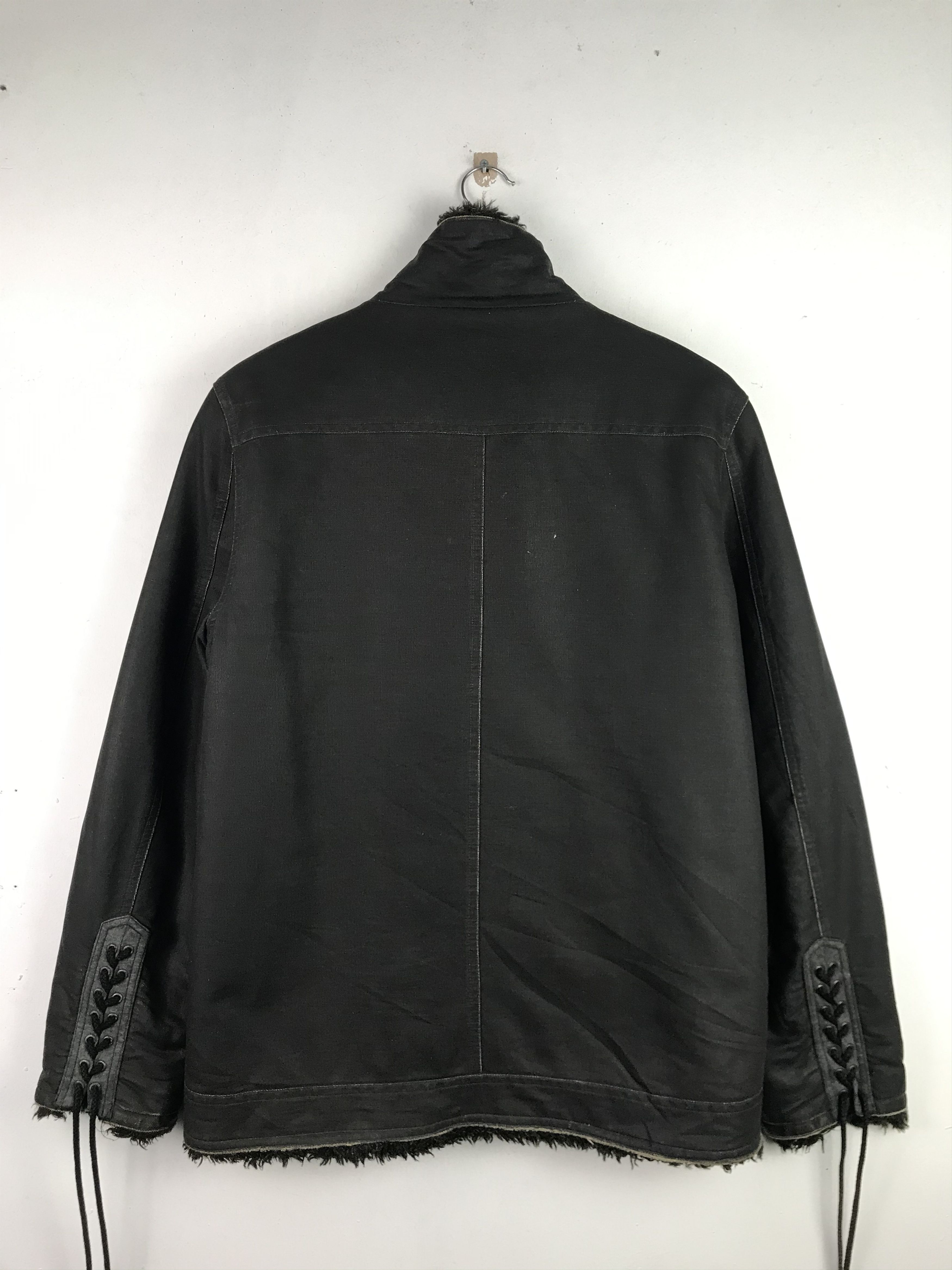 If Six Was Nine × Japanese Brand × Vintage Vintage Avant Garde Punk Rock Design Mohair Jacket Size US L / EU 52-54 / 3 - 2 Thumbnail