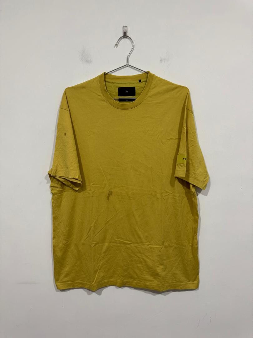 Adidas × Yohji Yamamoto Adidas Y3 Yohji Yamamoto Mustard Tee Size US L / EU 52-54 / 3 - 1 Thumbnail