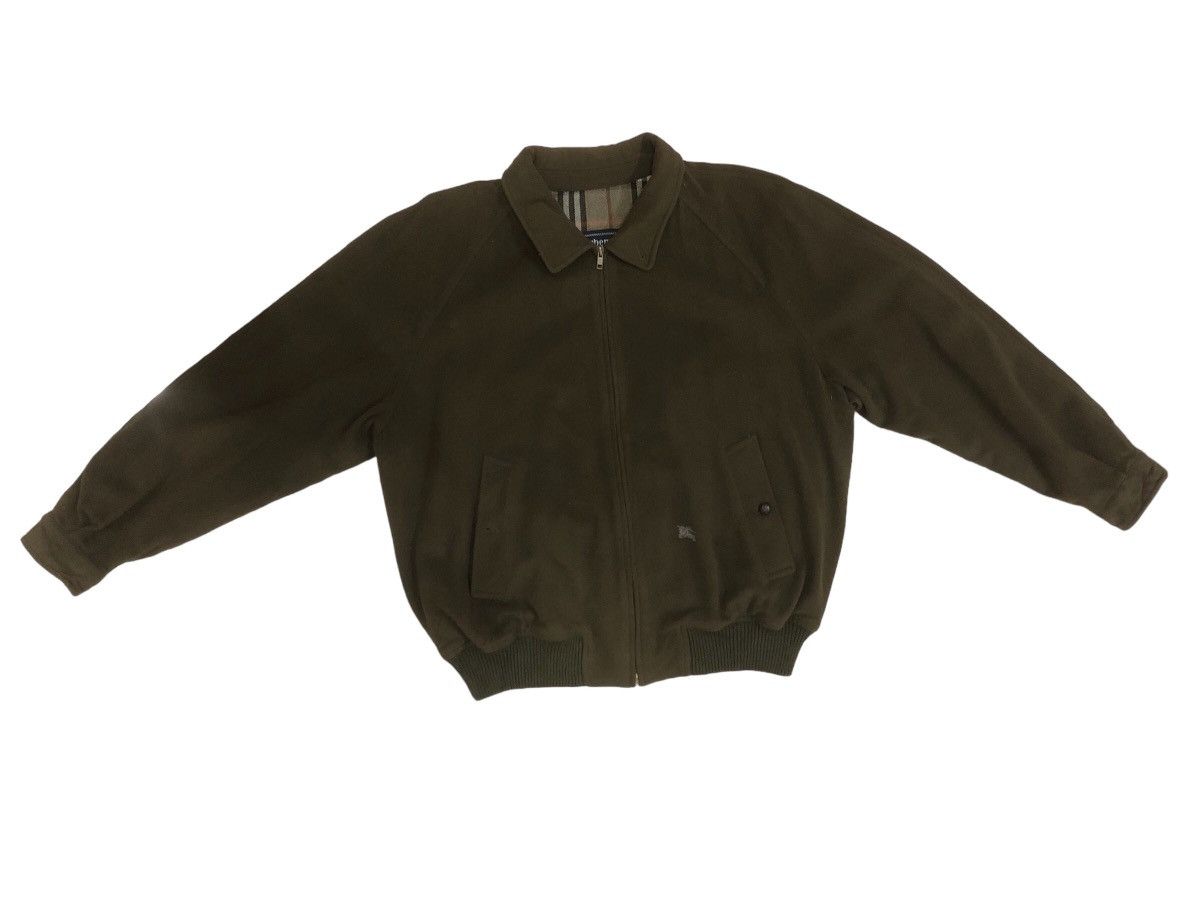 Burberry Porsum Wool Bomber Jacket Made In Spain