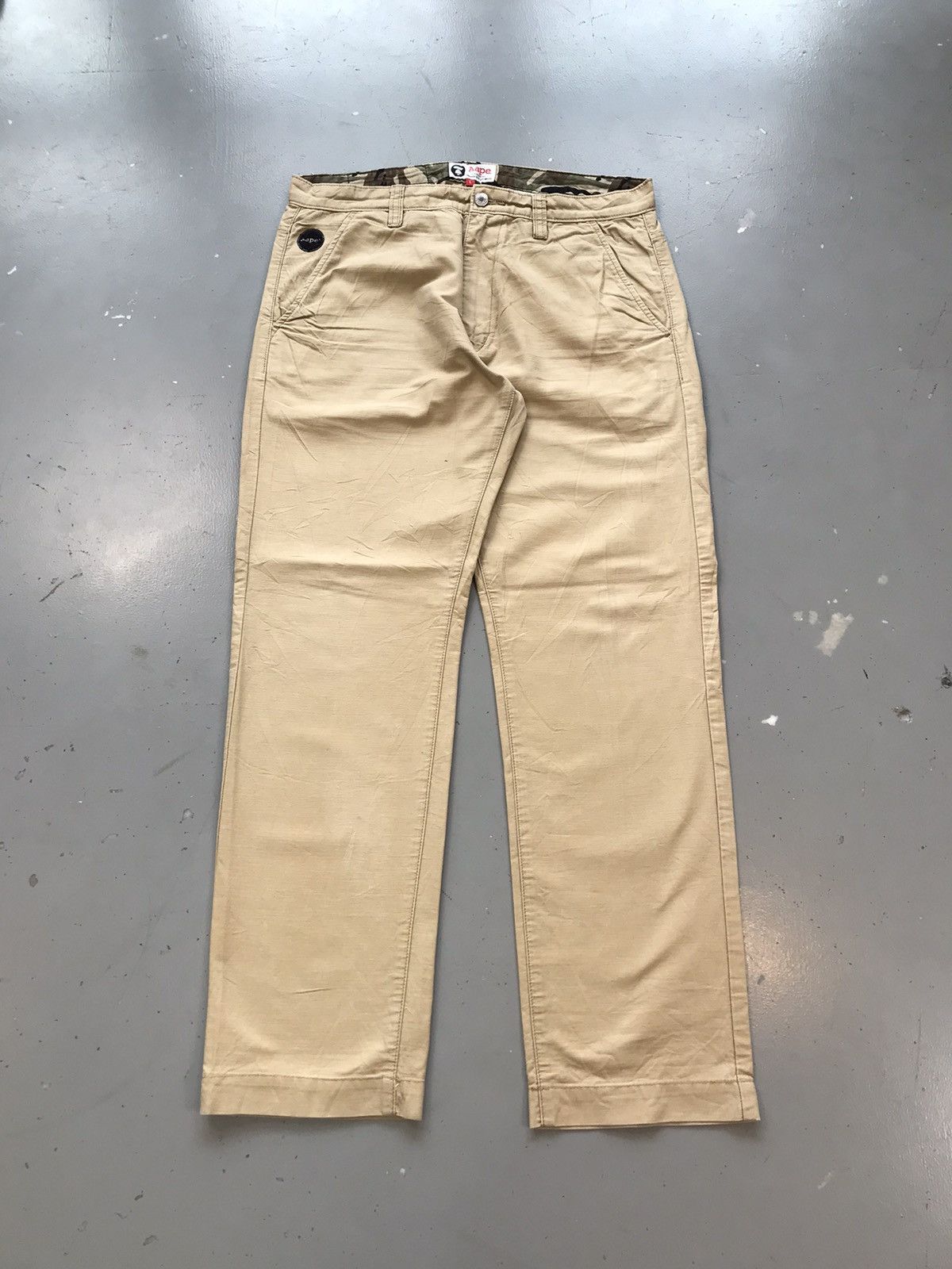 Aape × Vintage Vintage aape army printed straight fit denim Size US 34 / EU 50 - 2 Thumbnail