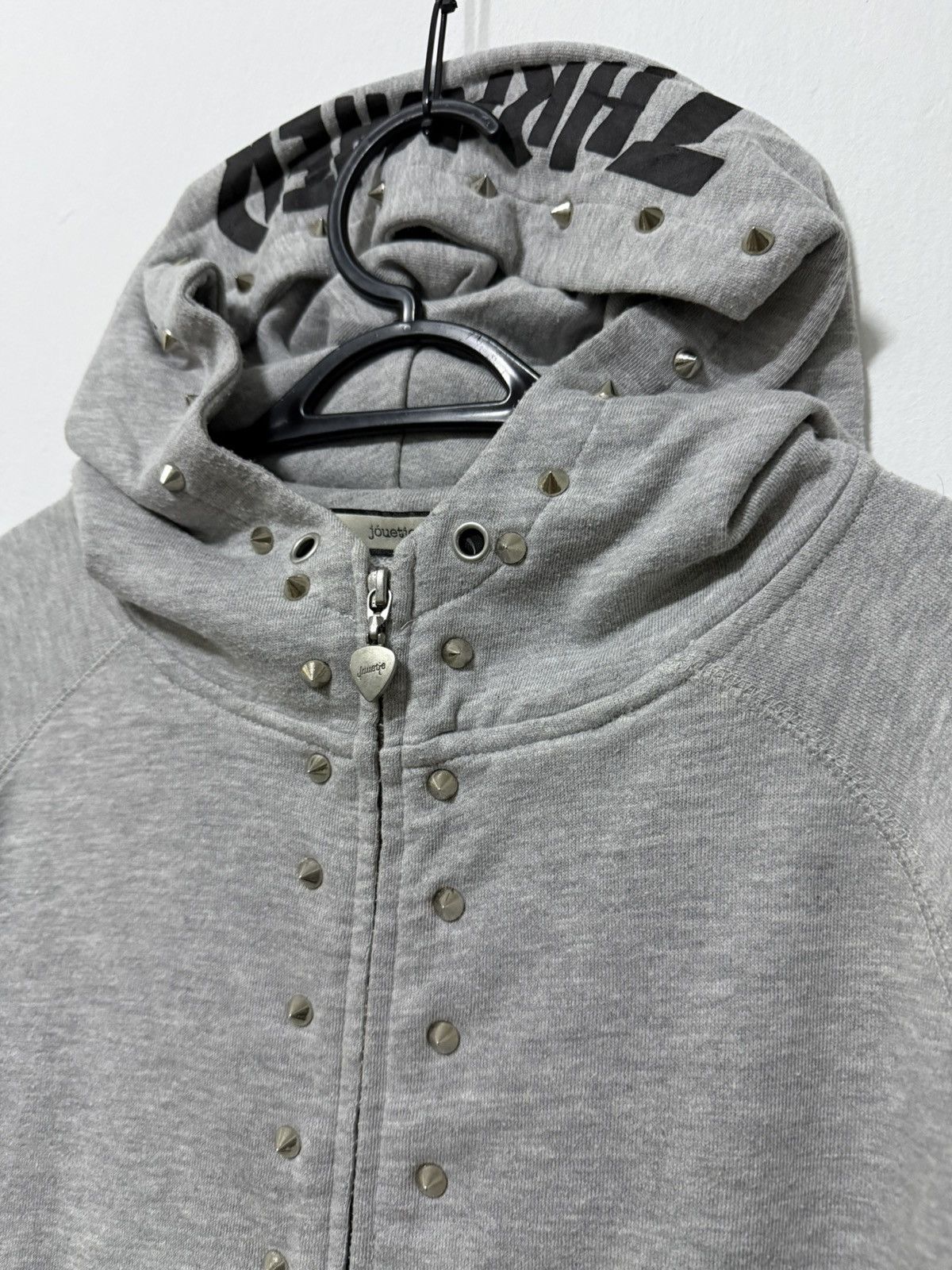 Thrasher Jouetie x Thrasher magazine studded zipper hoodie Size US M / EU 48-50 / 2 - 5 Thumbnail