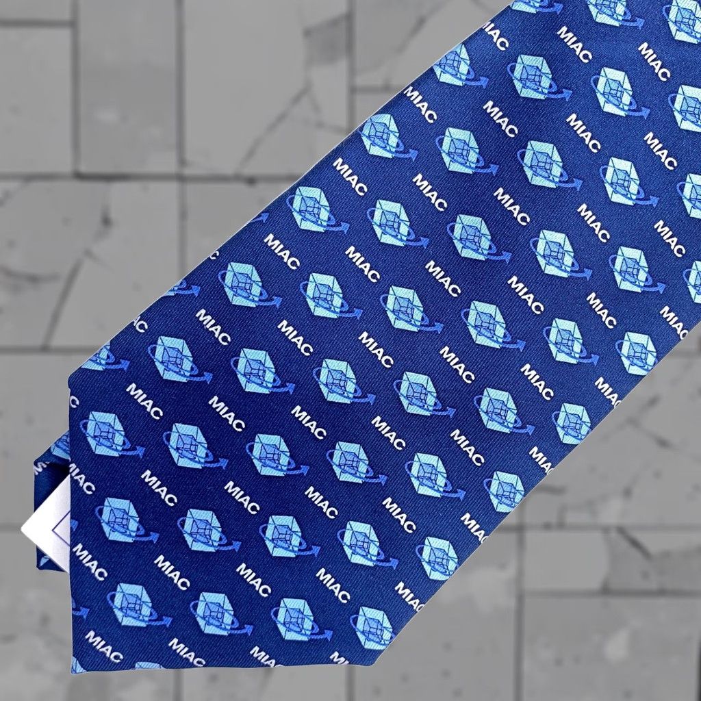 Vineyard Vines Vineyard Vines MIAC Analytics Tie Blue 100% Silk Classic Made in USA NEW Tie Men Classic Width ~ 3 3/5" Length ~ 58" Ships Next Business Day Size ONE SIZE - 1 Thumbnail