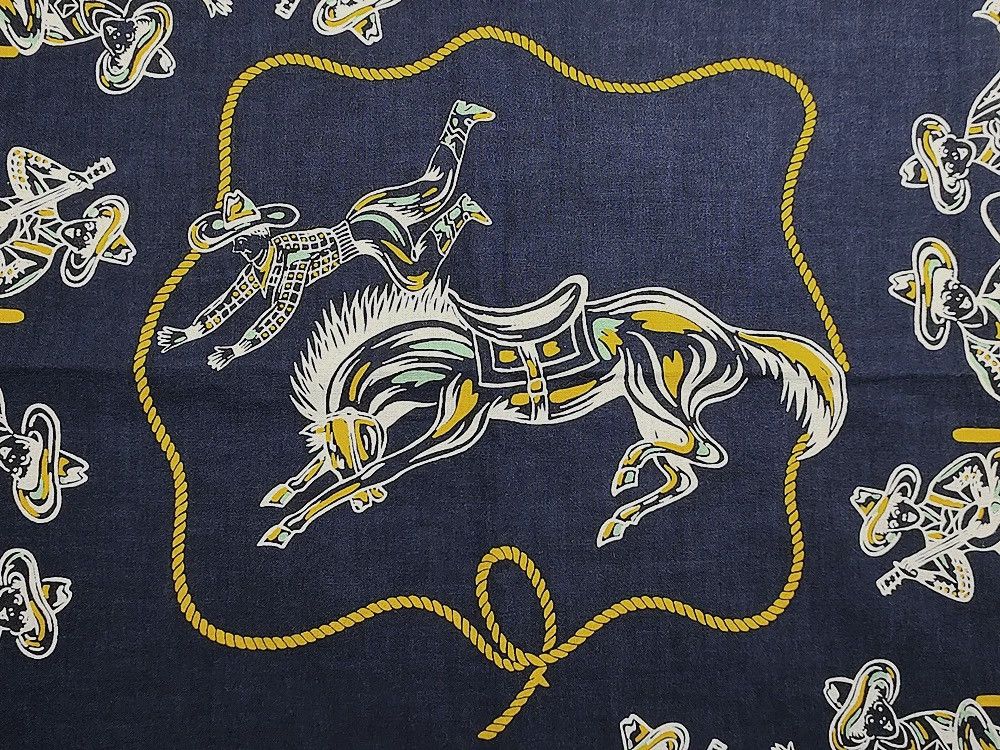 RRL Ralph Lauren RRL INDIGO Bandana COTTON Scarf handkerchief Size ONE SIZE - 14 Thumbnail