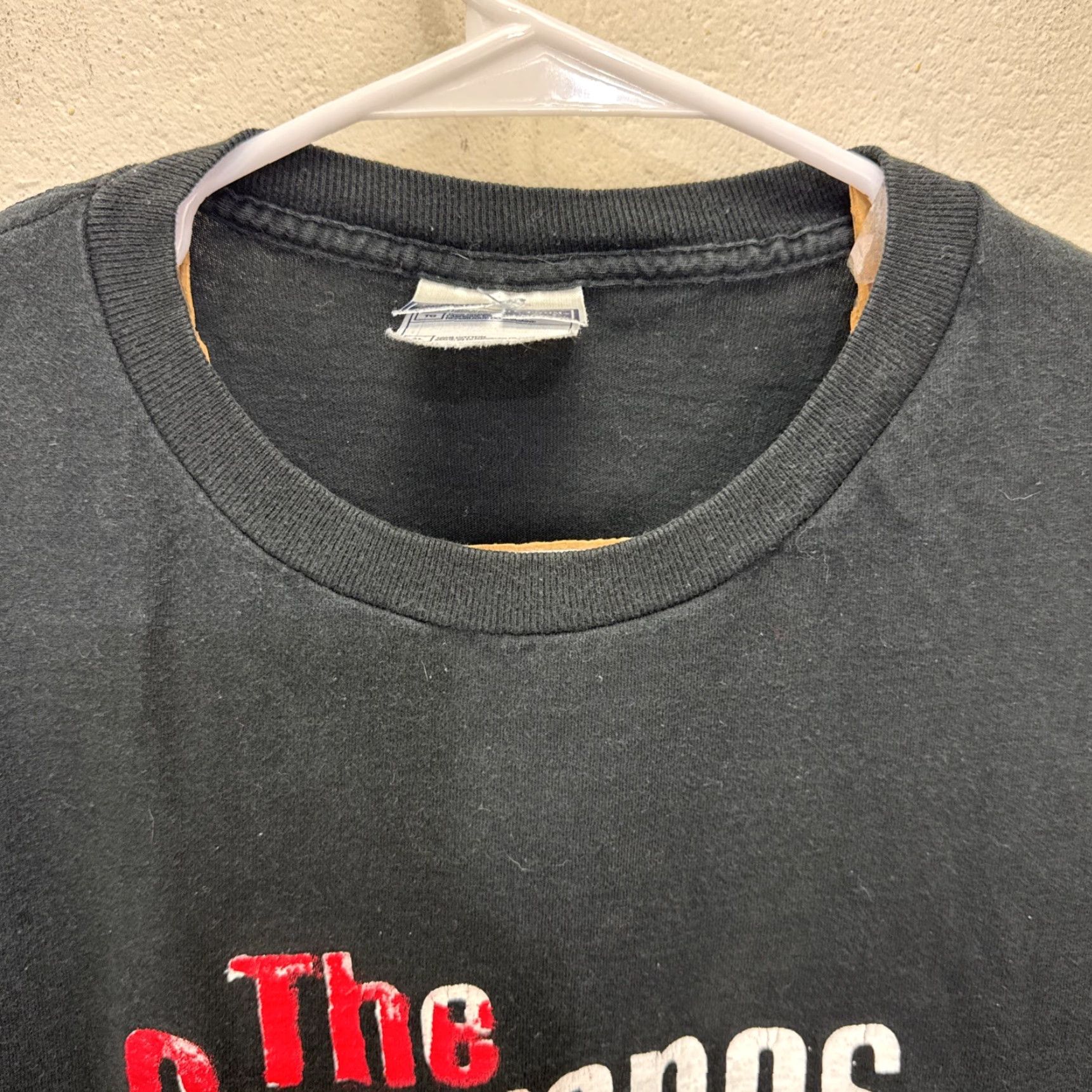 Fruit Of The Loom VINTAGE The Sopranos T-Shirt Shirt XL Black Cotton Crew Neck 90s Logo Graphic Men/Mens Size US XL / EU 56 / 4 - 4 Thumbnail