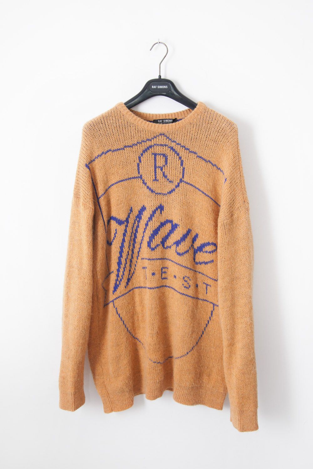 Raf Simons AW04 orange Wave Test sweater Size US S / EU 44-46 / 1 - 1 Thumbnail