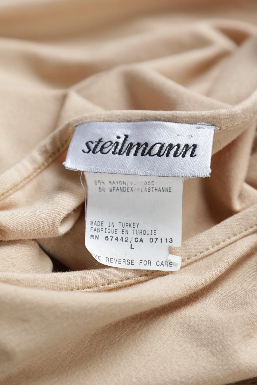 Other 00's Steilmann Buckle V-Neck T-Shirt Size L / US 10 / IT 46 - 5 Thumbnail
