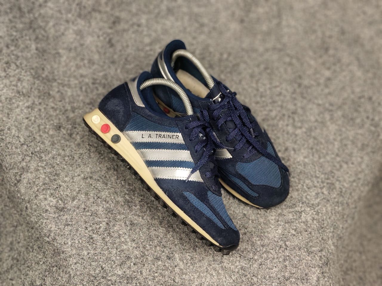 Adidas Rare Vintage 95's Adidas L.A.Trainer Sneakers made Slovenia Size US 5.5 / EU 38 - 8 Thumbnail