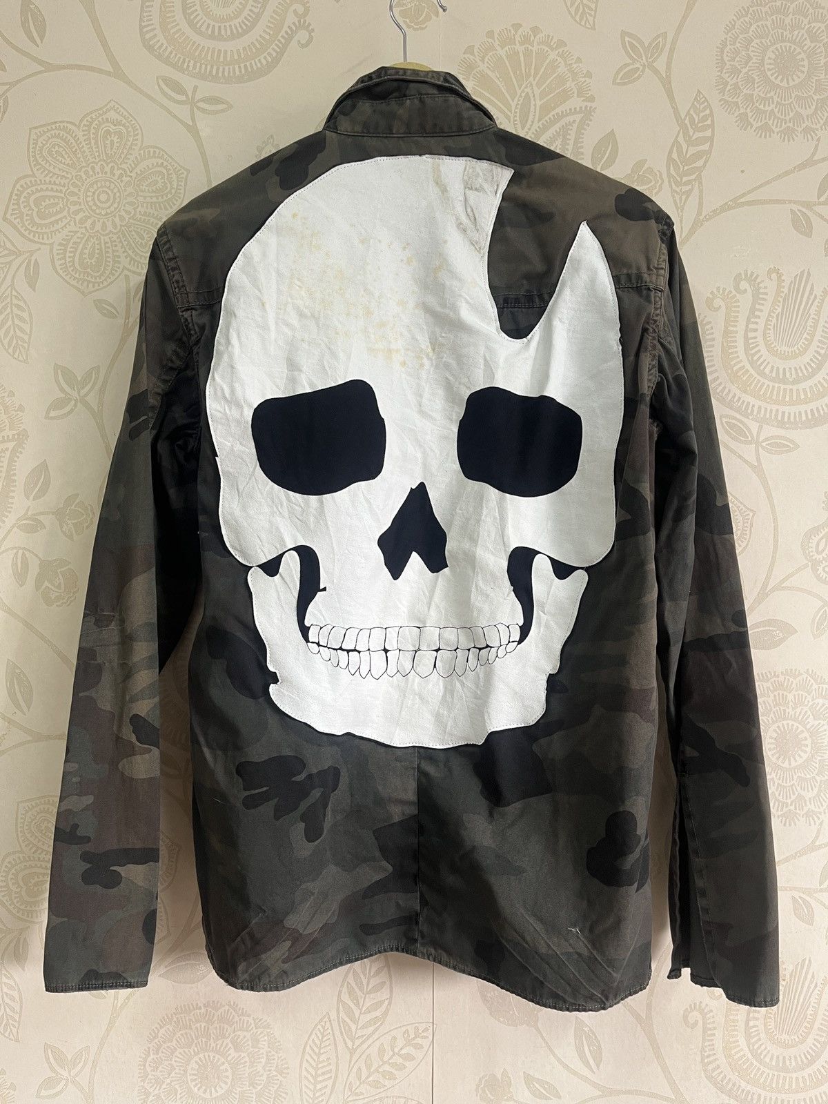 Hysteric Glamour × Seditionaries Vintage Wacko Maria Dovetail Skull Camouflage Jacket Size US M / EU 48-50 / 2 - 1 Thumbnail