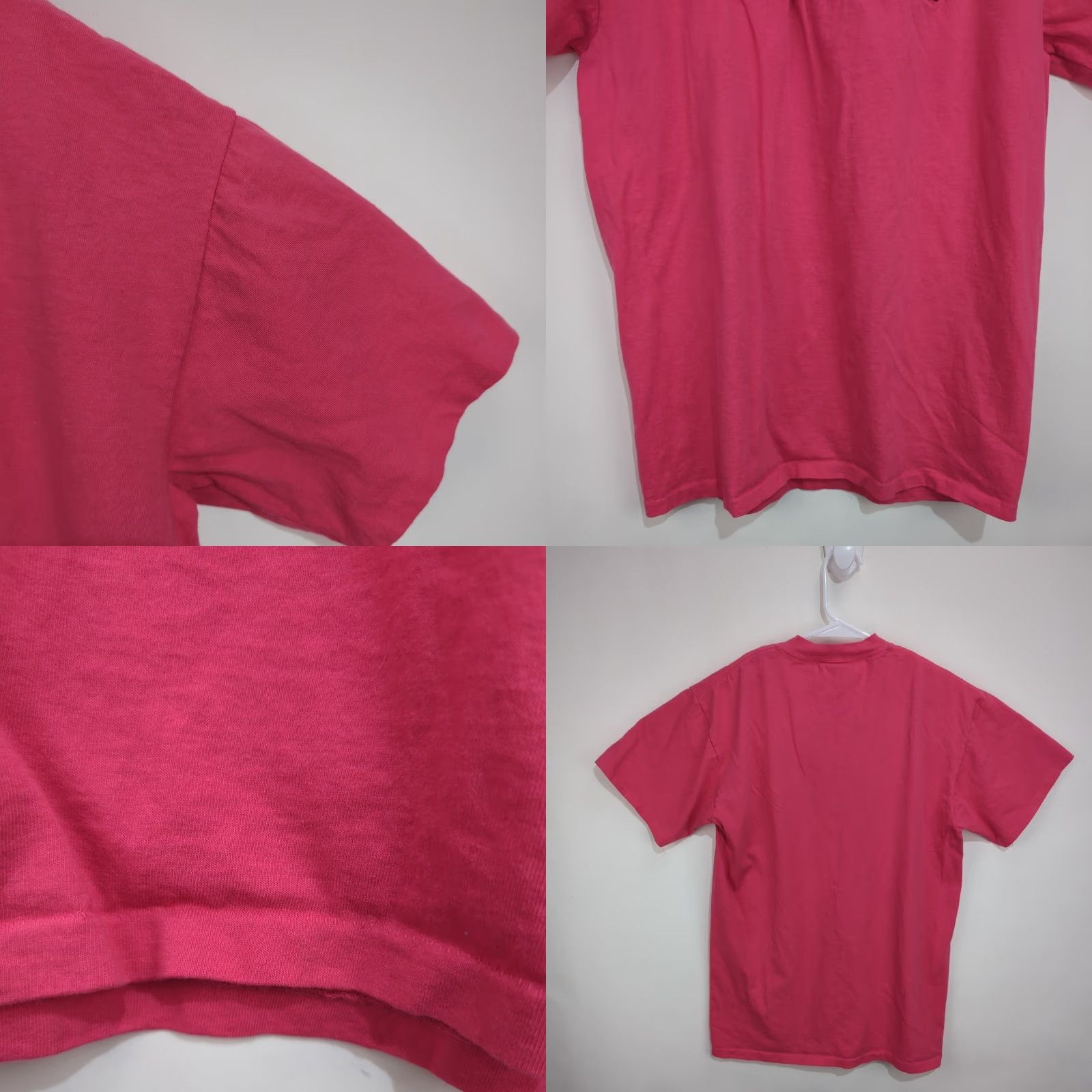 Vintage VINTAGE Bumwraps Alaska Embroidered T Shirt Pink Medium Unisex 1990s Cotton Graphic Tee Short Sleeve US Made Size US M / EU 48-50 / 2 - 8 Thumbnail