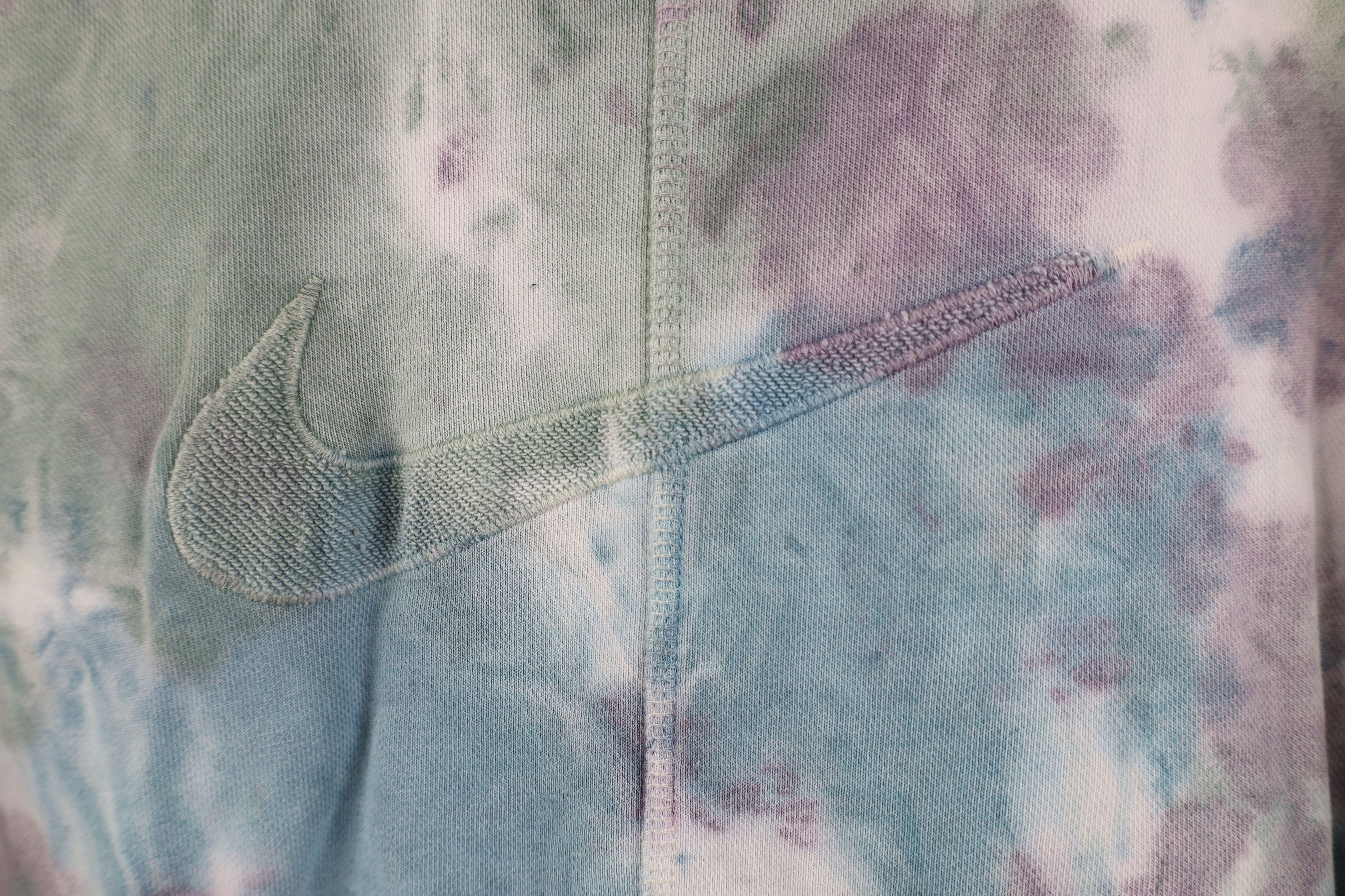 Nike Nike Sportswear Club Terry Acid Wash Hoodie Sweatshirt Size US S / EU 44-46 / 1 - 12 Thumbnail